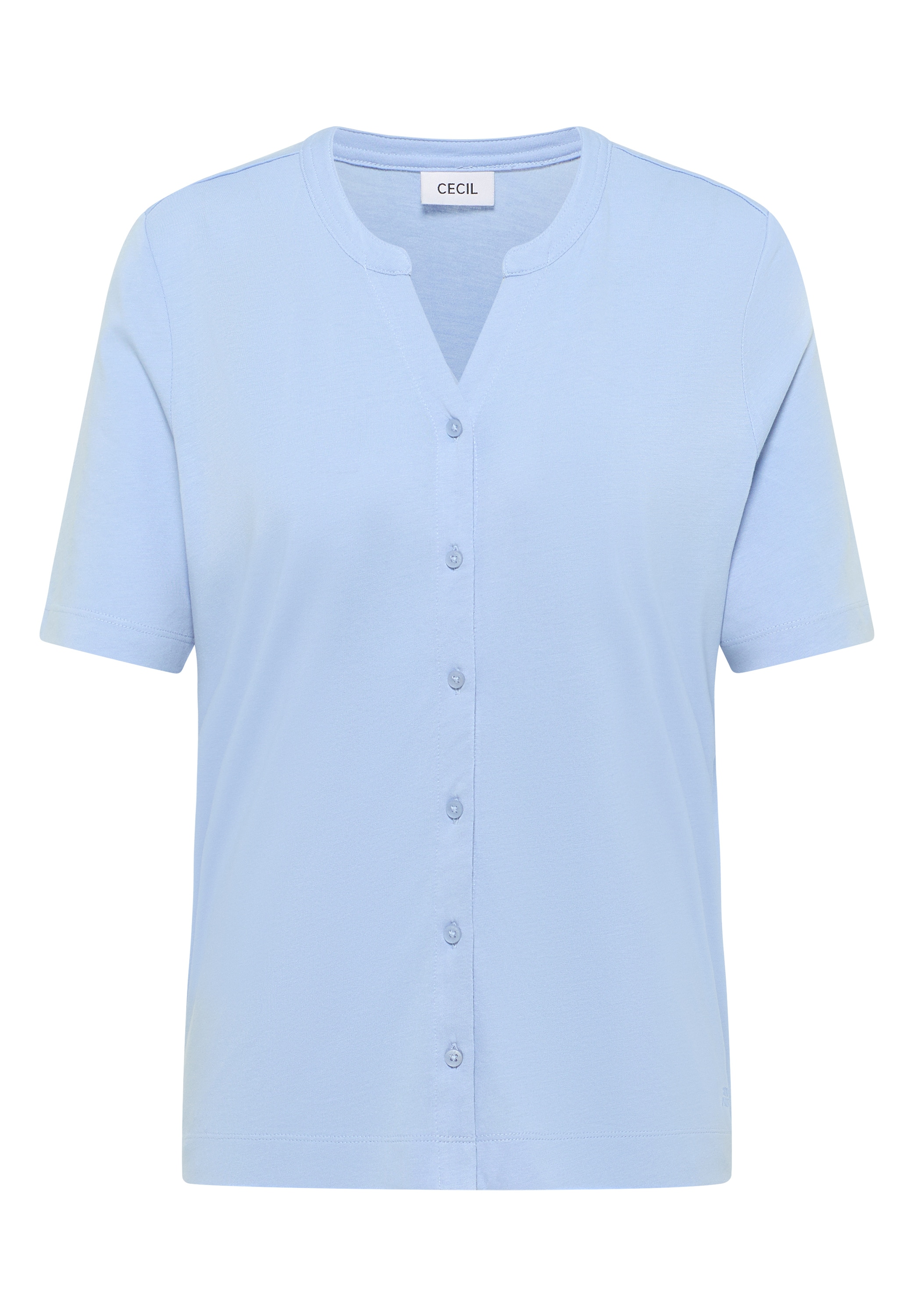 STREET ONE T-Shirt, aus Baumwolle mit Stretchante