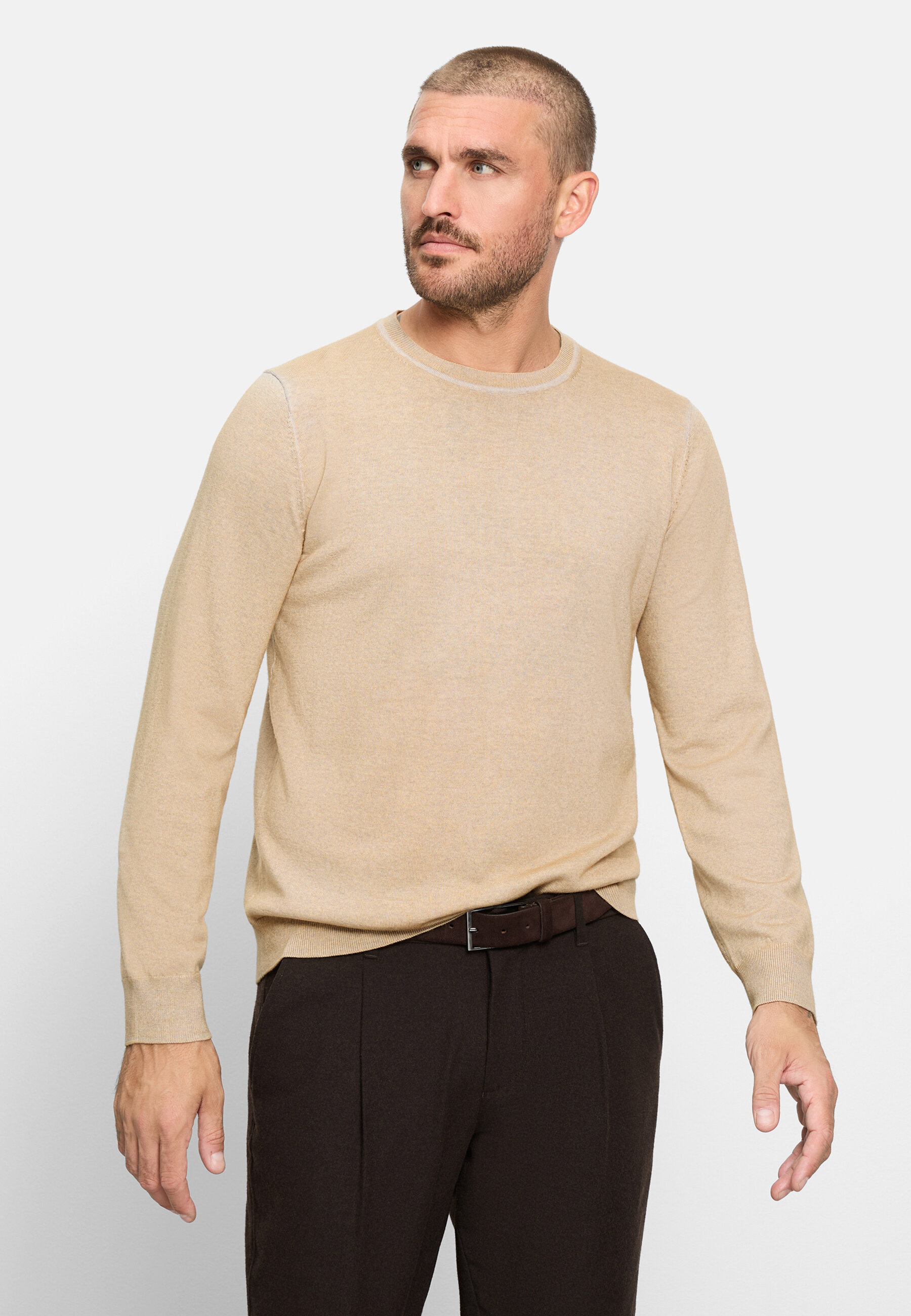 OLYMP Strickpullover "OLYMP Casual Strick, Pullover"