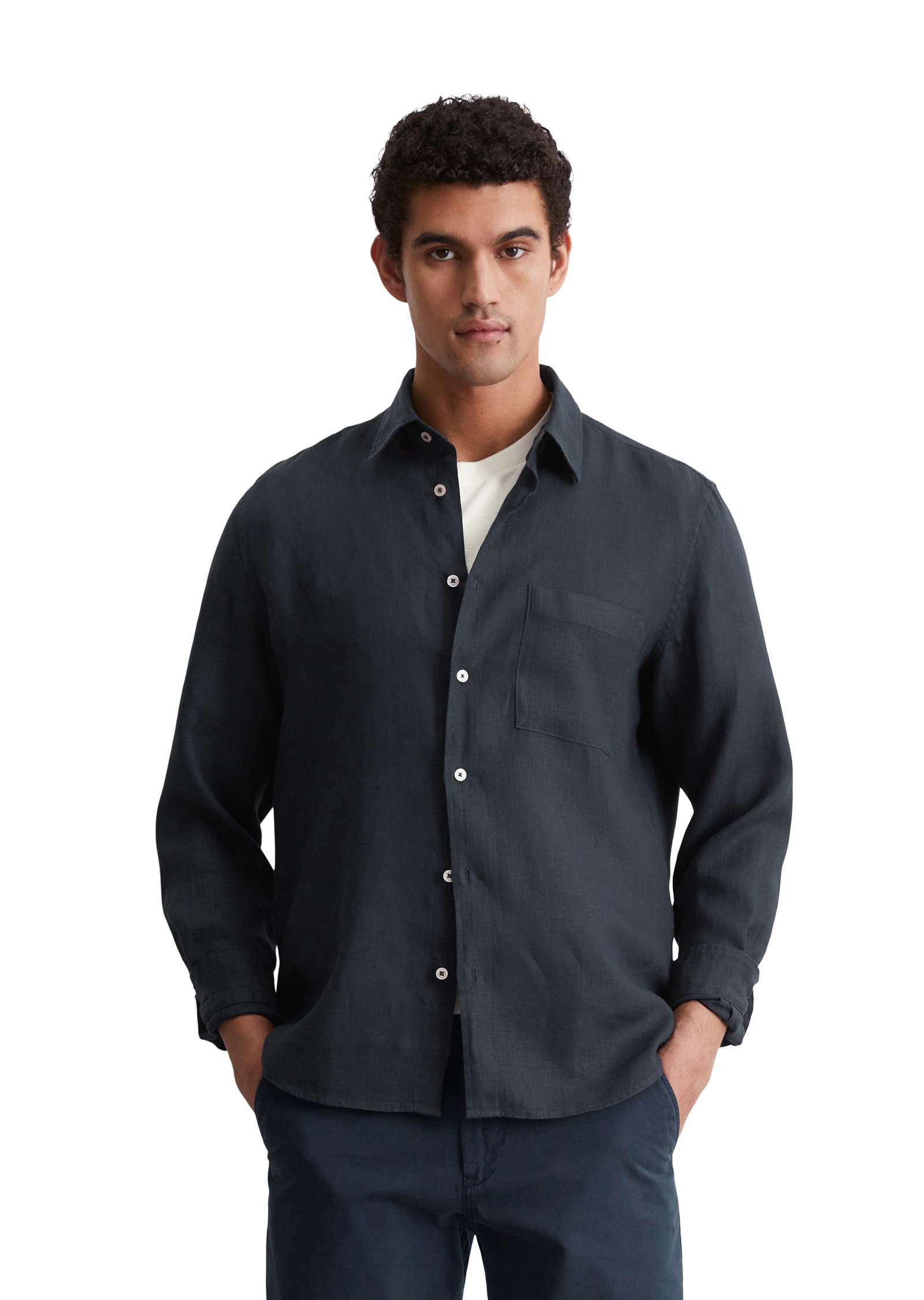 Marc OPolo Leinenhemd, im klassisch cleanen Look günstig online kaufen