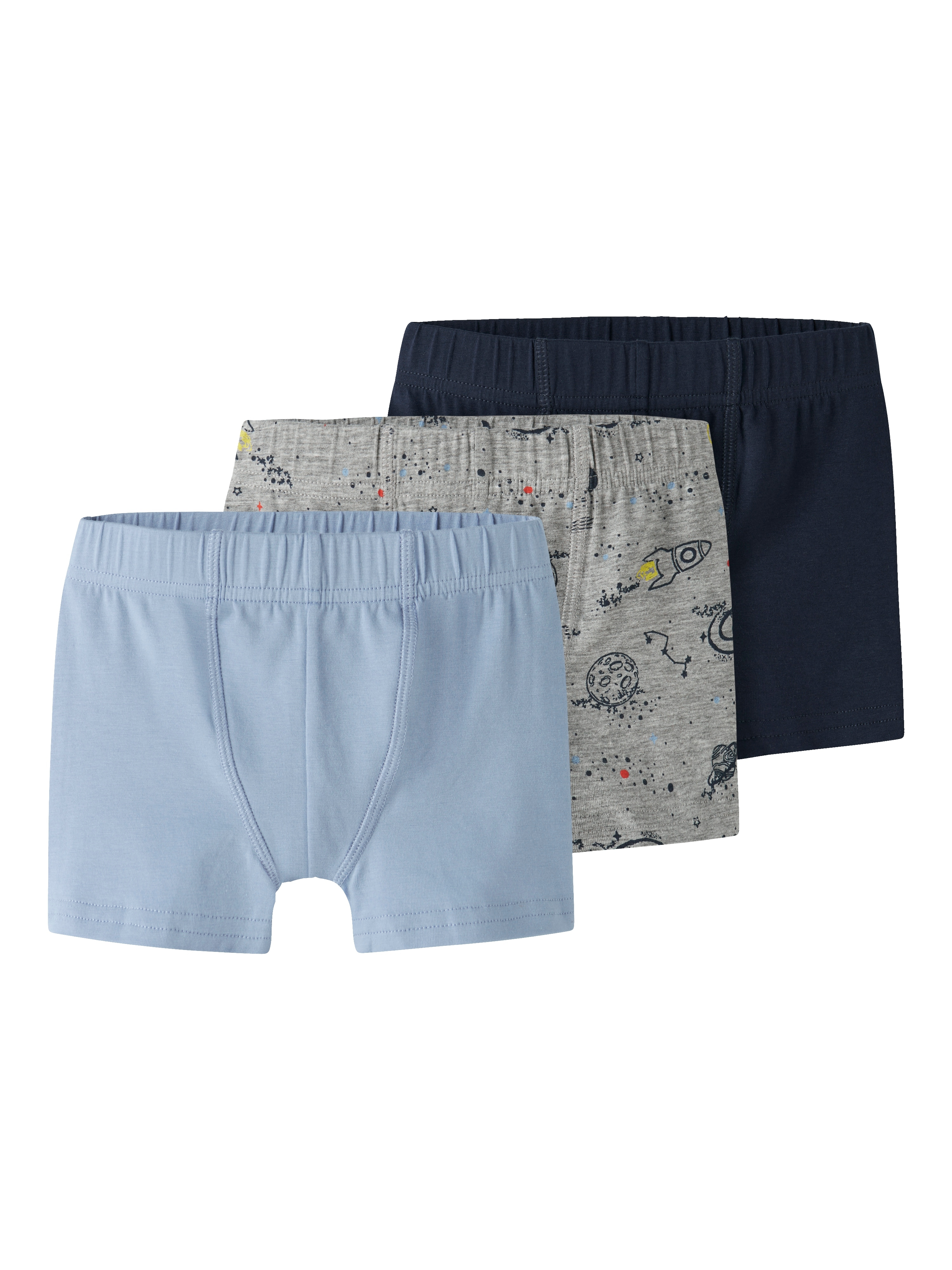 Name It Trunk "NMMTIGHTS 3P GREY SPACE NOOS" Packung, 3 Stk.
