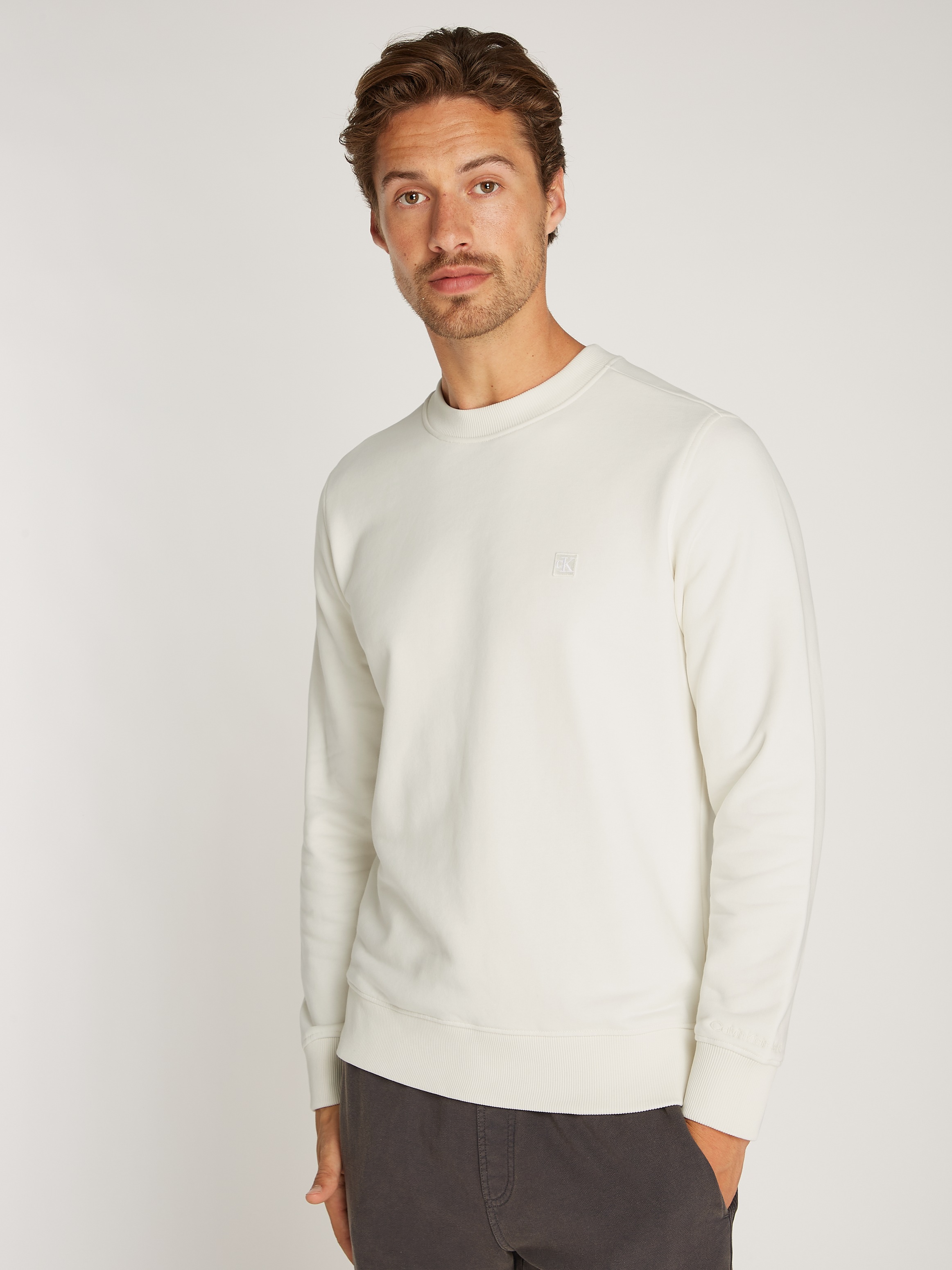 Calvin Klein Jeans Sweatshirt "CK EMBRO BADGE CREW NECK" günstig online kaufen