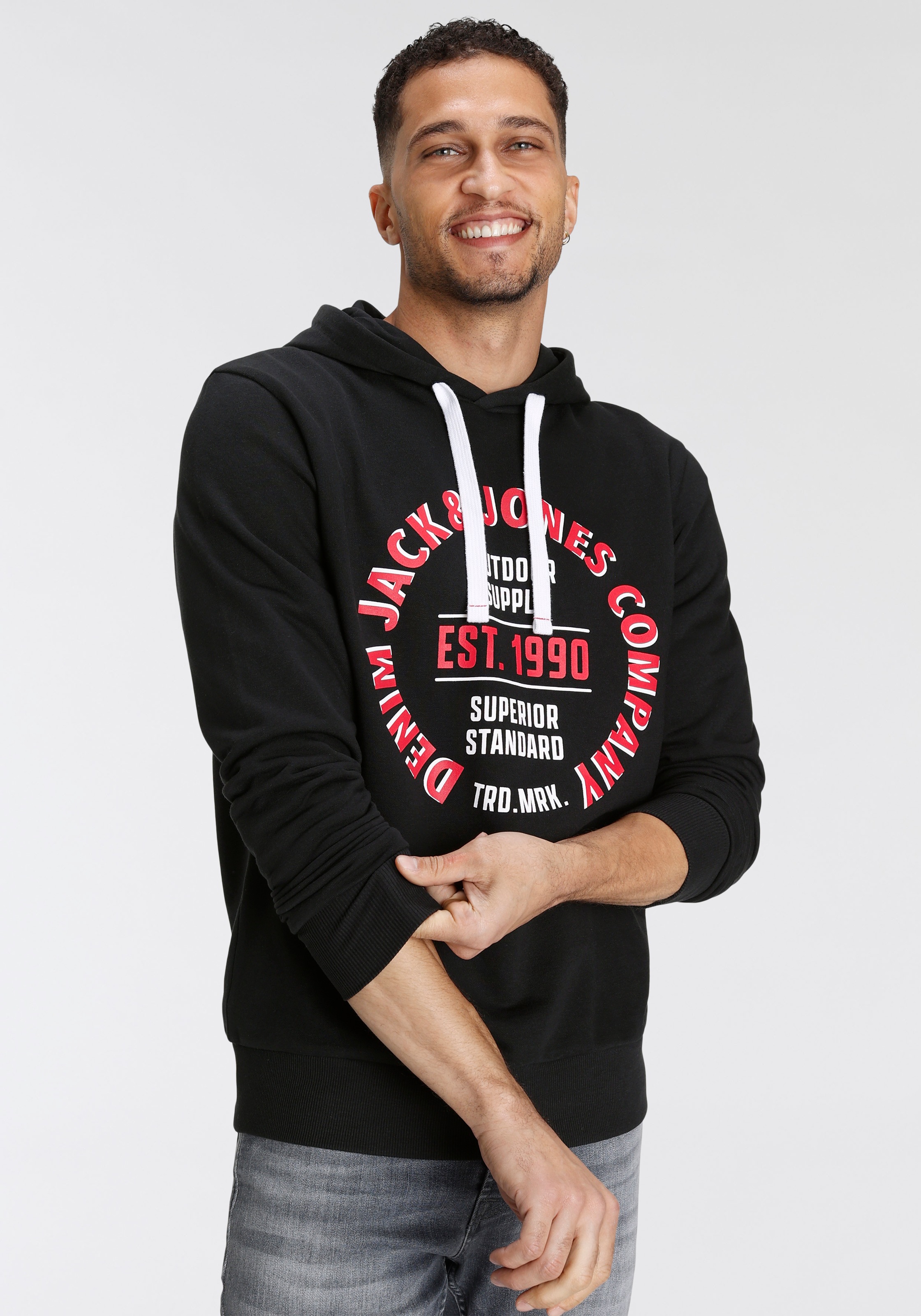 Jack & Jones Kapuzensweatshirt "JJ JJANDY SWEAT HOOD" günstig online kaufen