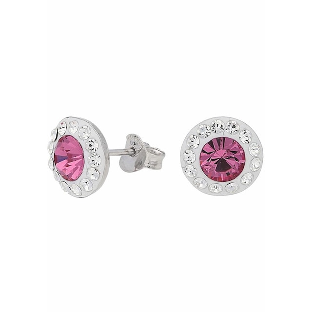 Firetti Paar Ohrstecker »Schmuck Geschenk Silber 925 Ohrschmuck pink &  weiß«, zu Kleid, Shirt, Jeans, Sneaker! Anlass Geburtstag Weihnachten für  bestellen | BAUR