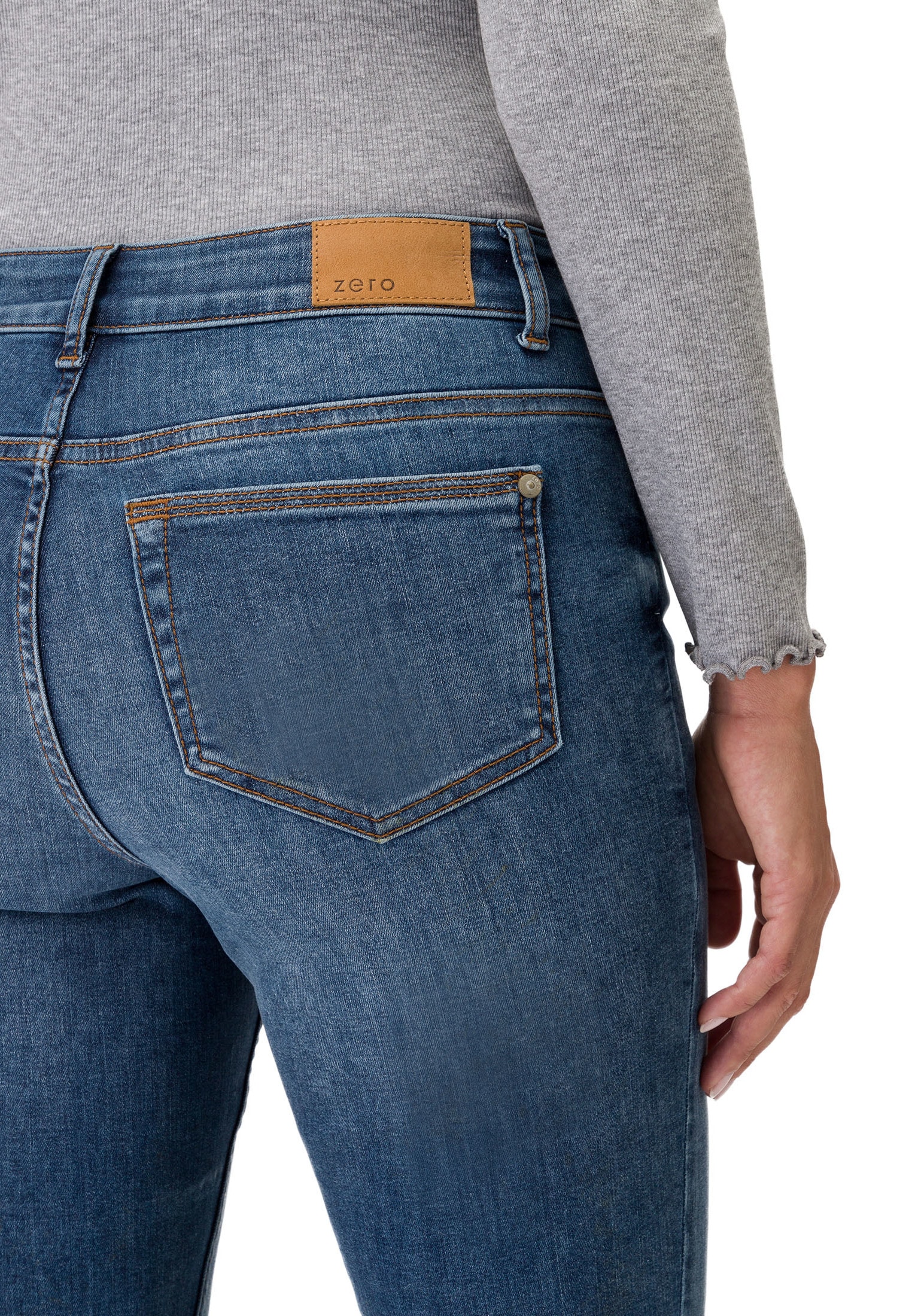 Zero Slim-fit-Jeans »zero Jeans Style SEATTLE Slim Leg 30 Inch«