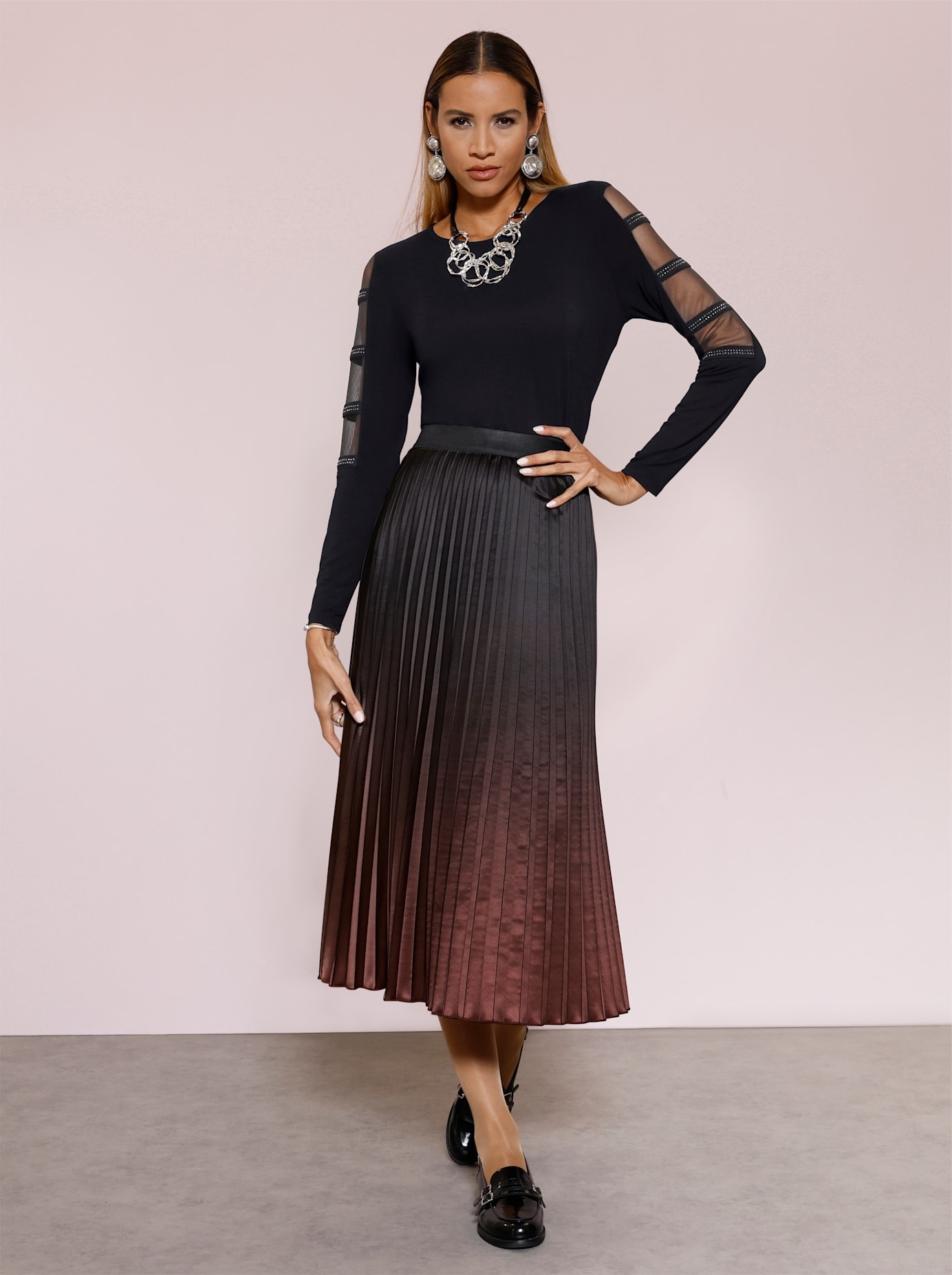 creation L Langarmshirt "Modal-Shirt" 1