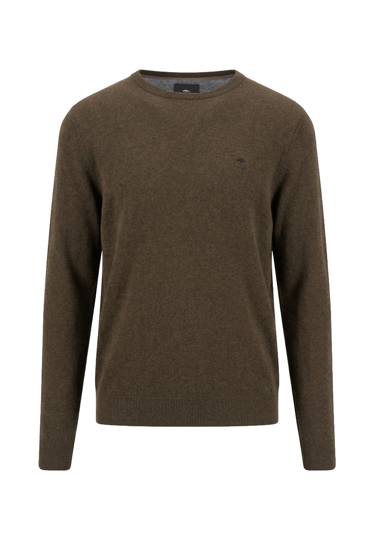 FYNCH-HATTON Strickpullover mit hochwertigem Kaschmiranteil, Rundhals, Casual Fit