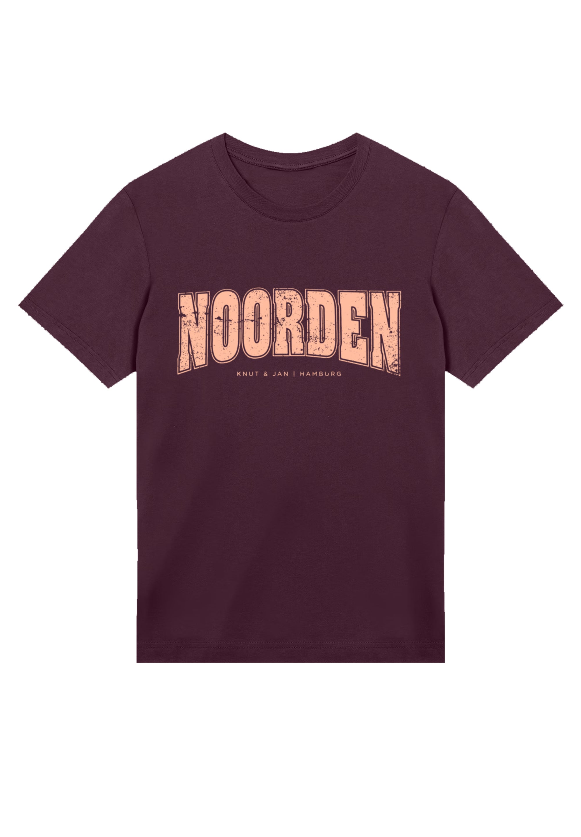 F4NT4STIC T-Shirt »Knut & Jan Hamburg Noorden Collegiate«, Premium Qualität
