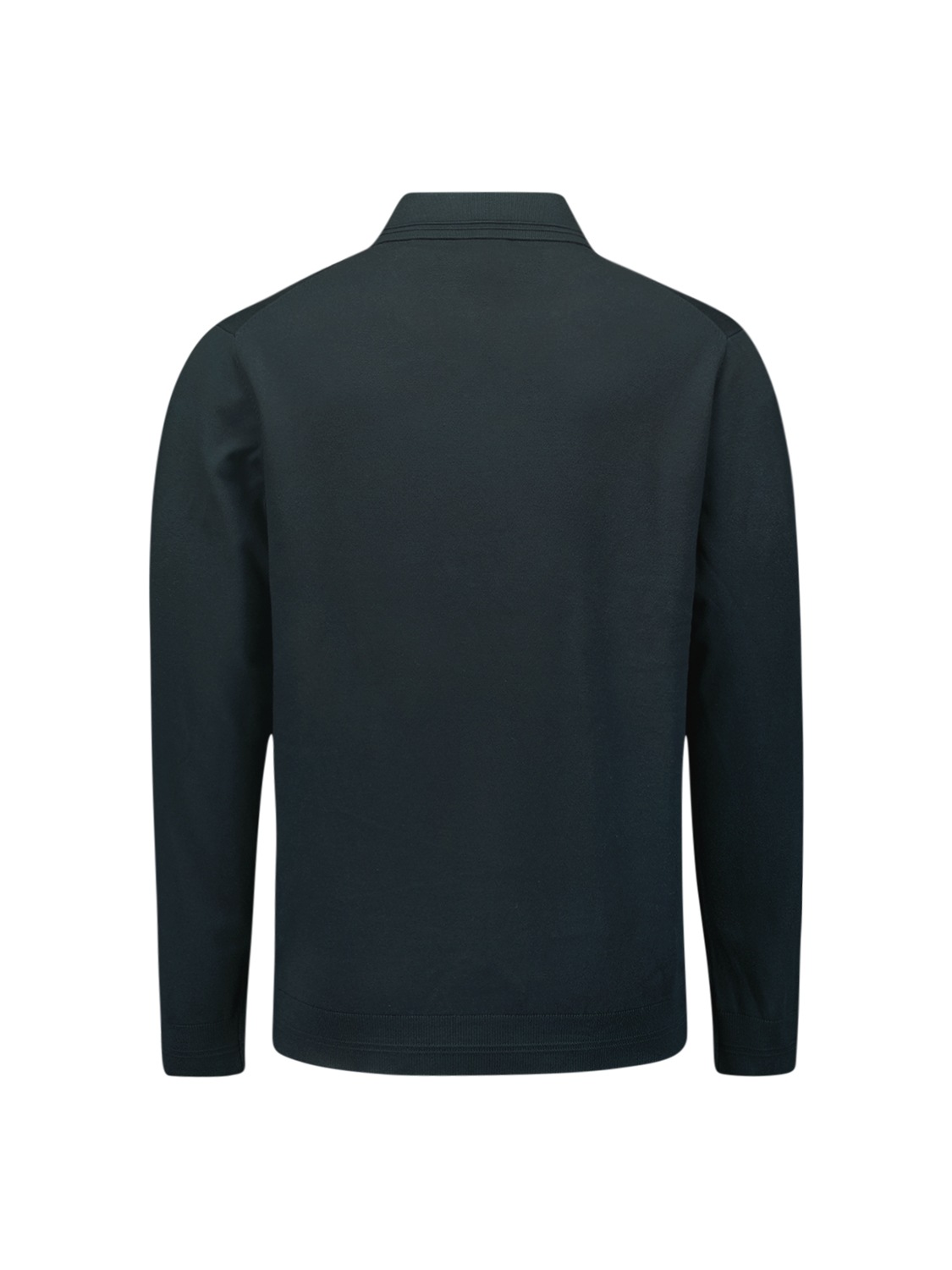 NO EXCESS Rundhalspullover »No Excess Polo-Pullover mit halbem Reißverschluss«