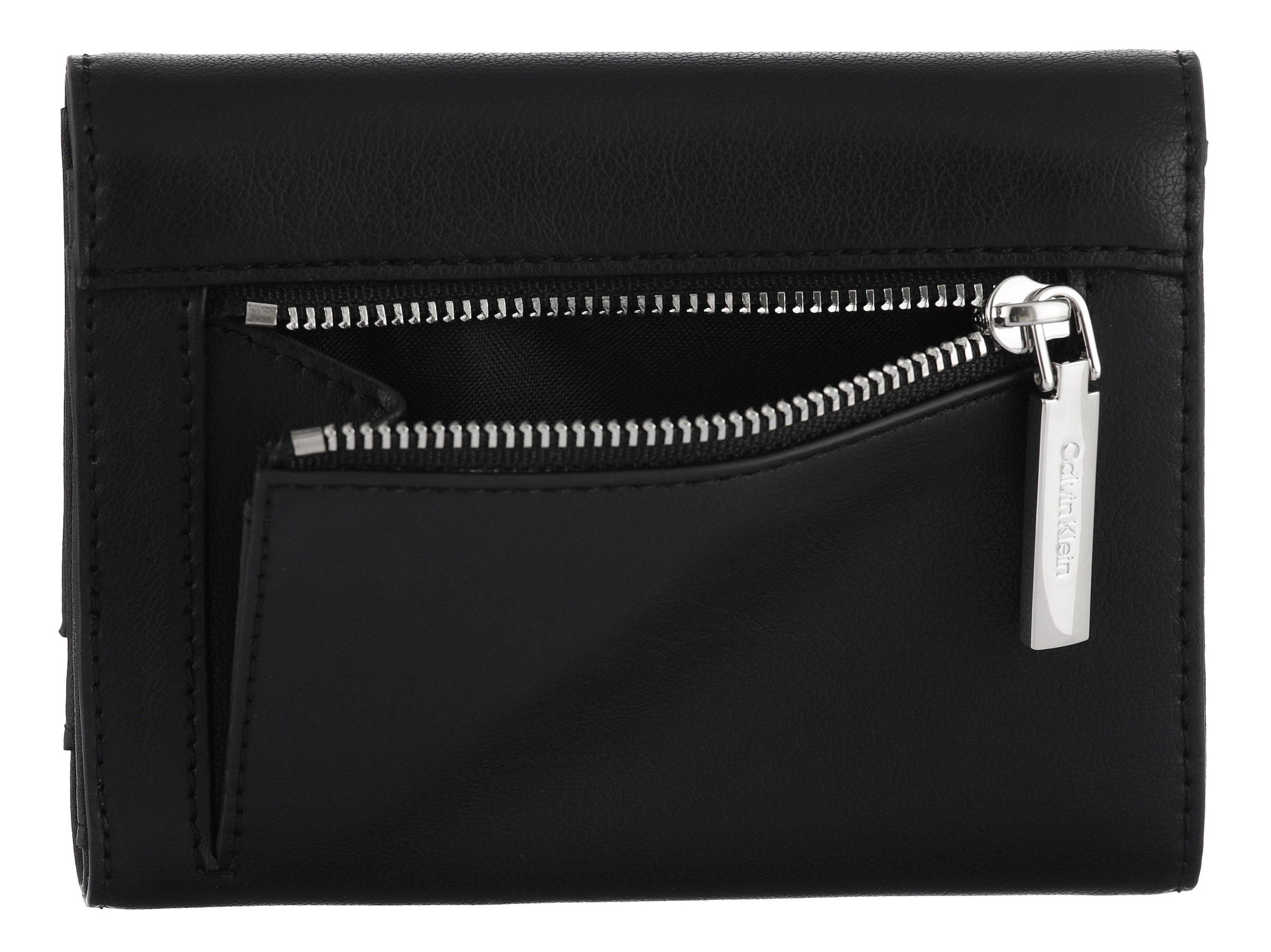 Calvin Klein Geldbörse »CK RE-LOCK MEDIUM TRIFOLD«, Damen Portemonnaie, Geldbeutel mit CK-Logoemblem