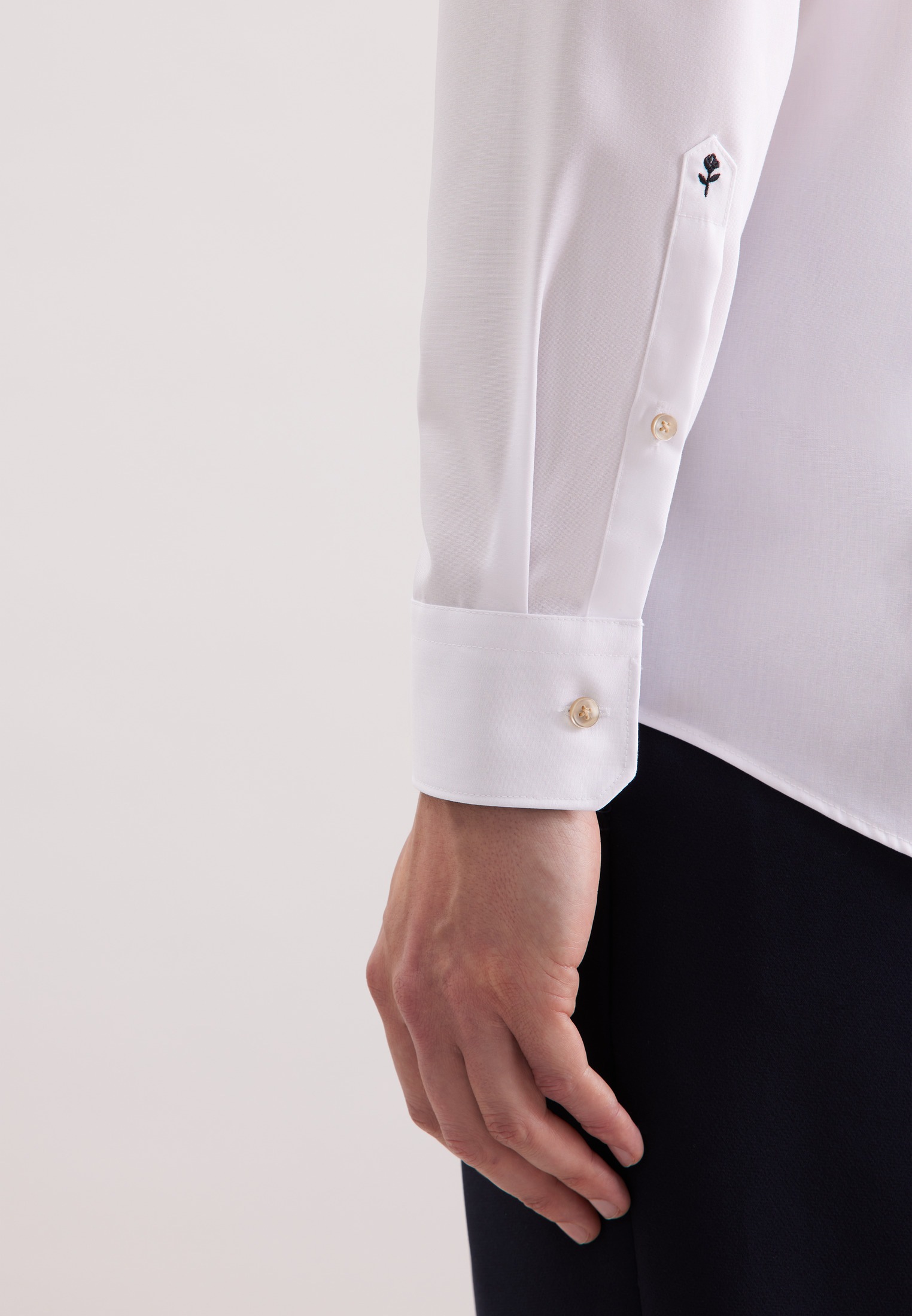 seidensticker Businesshemd »Schwarze Rose«, Comfort 1/1 Kentkragen Uni