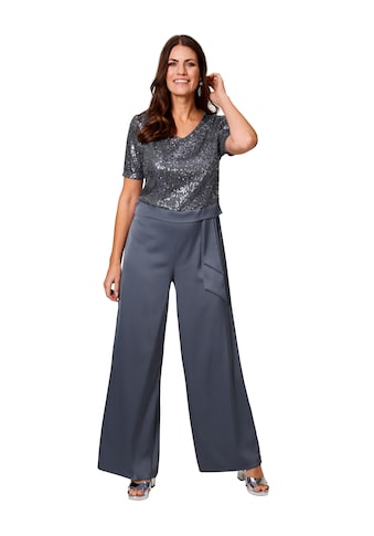 Culotte-Overall, mit Pailletten