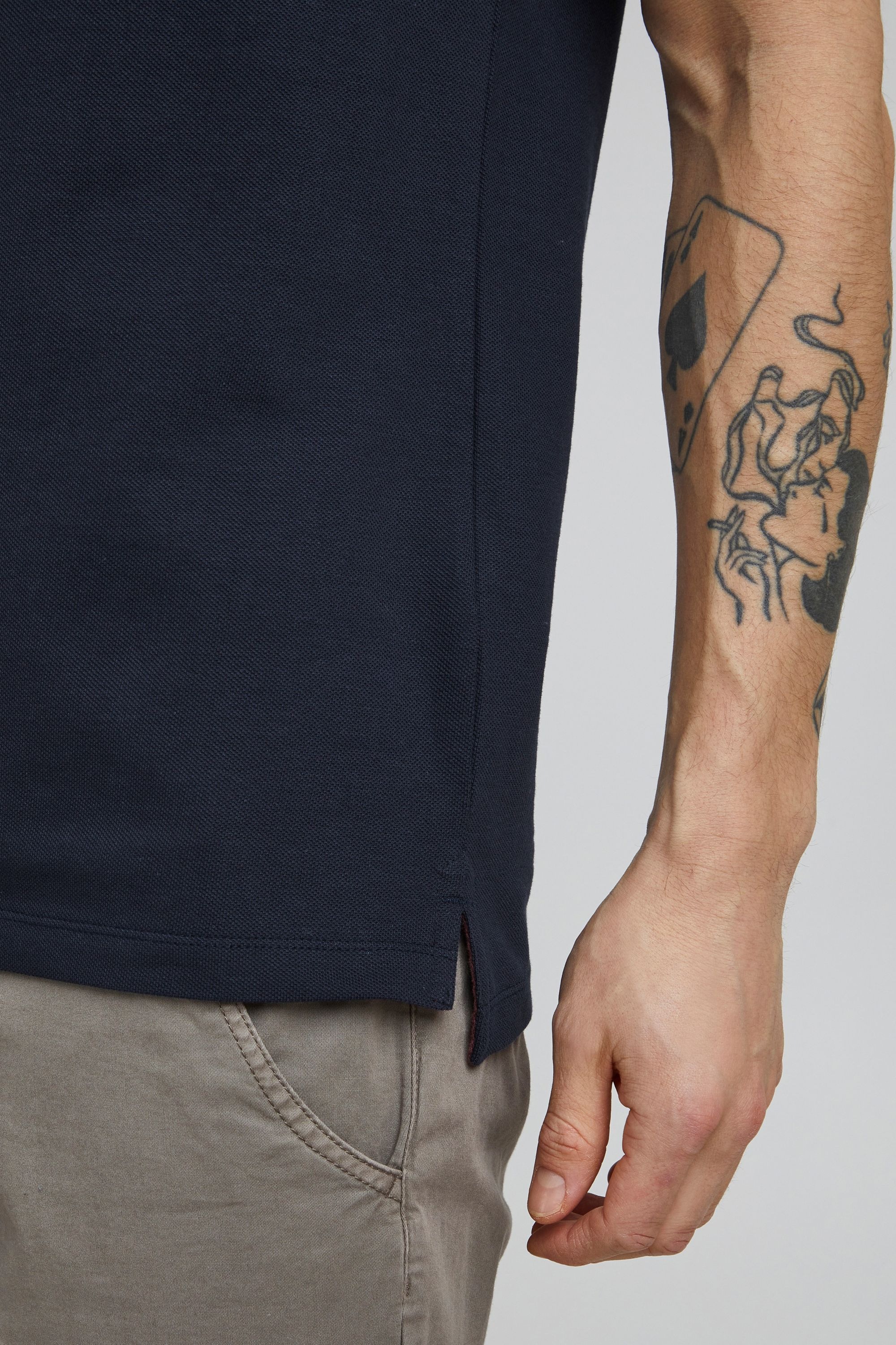 Poloshirt BLEND "Poloshirt BHRalf", Herren, Gr. 3XL, blau (schwarz navy blau), Obermaterial: 100% Baumwolle CO., Shirts 6