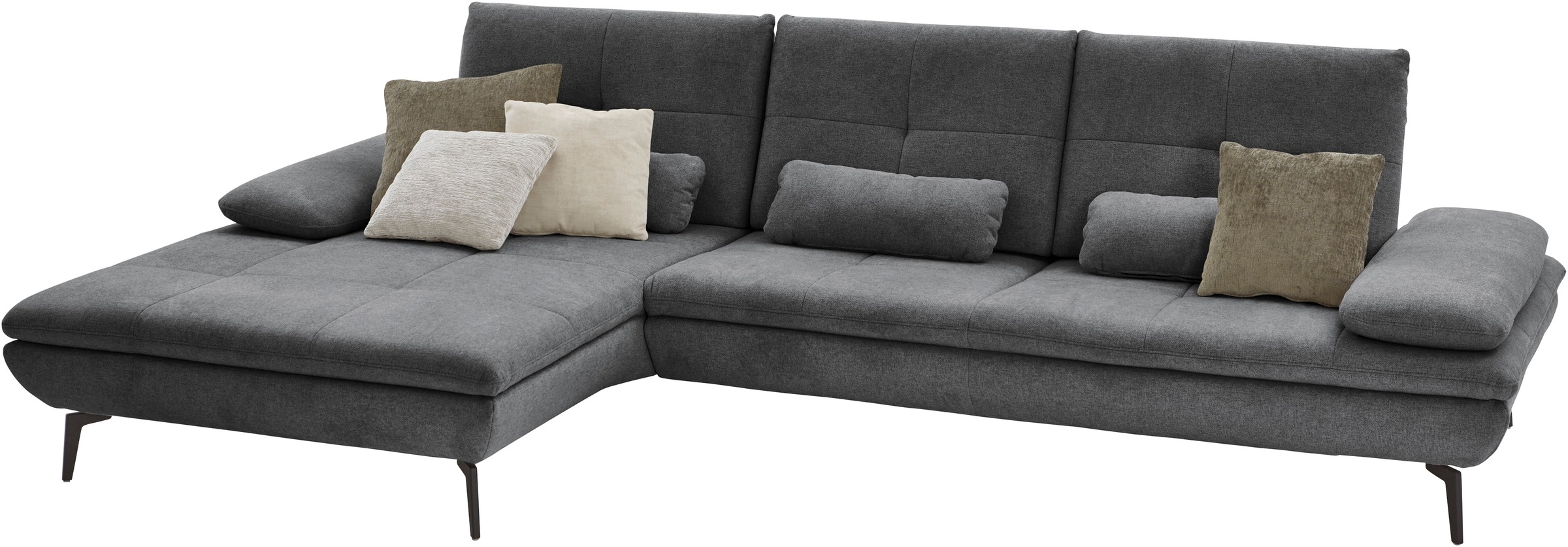 Die PlanBar Ecksofa "MP-IN23002 L-Form" wahlweise mit Armteil- und Sitztief günstig online kaufen