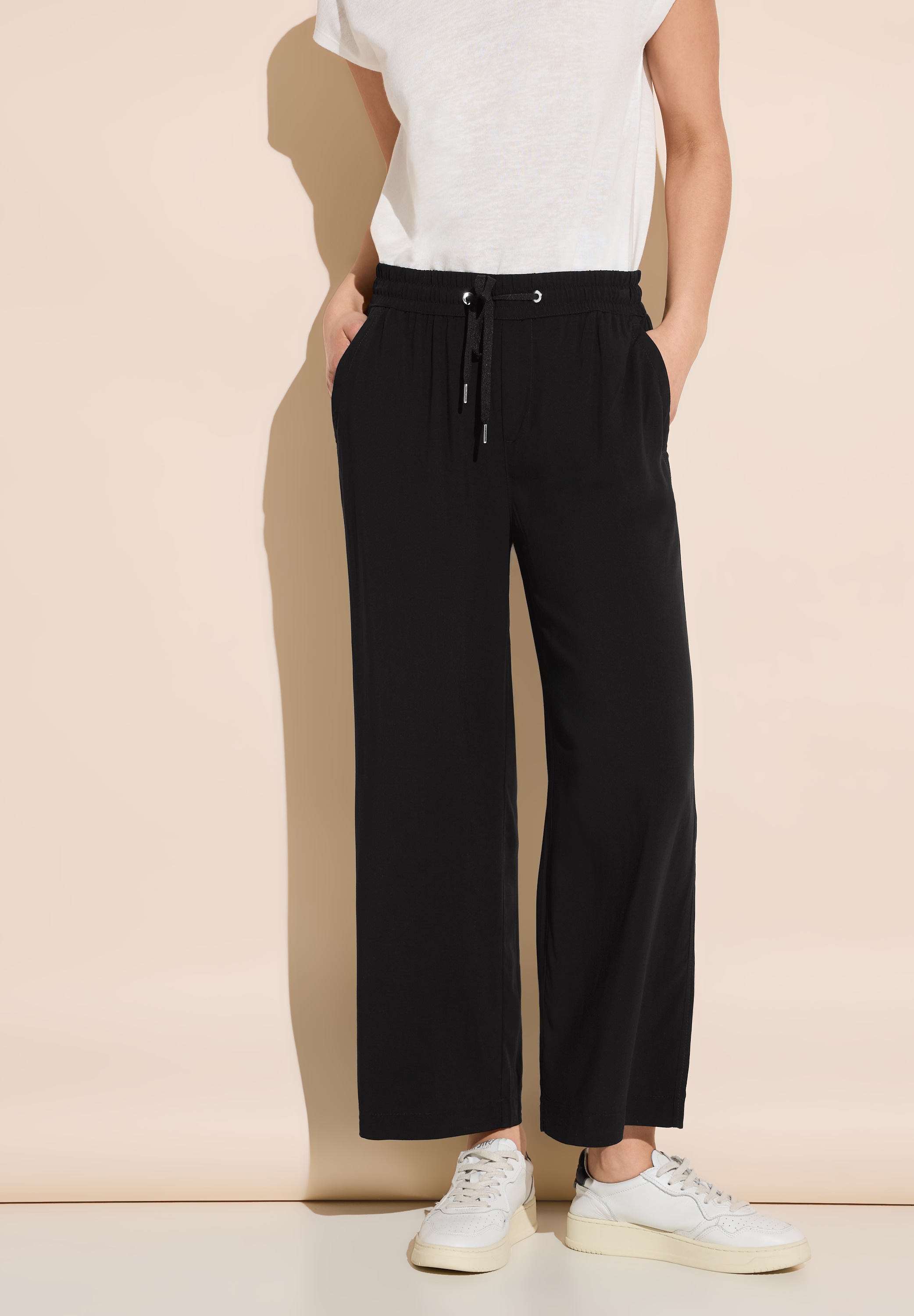 STREET ONE Culotte  Elastikbund mit Tunnelzug