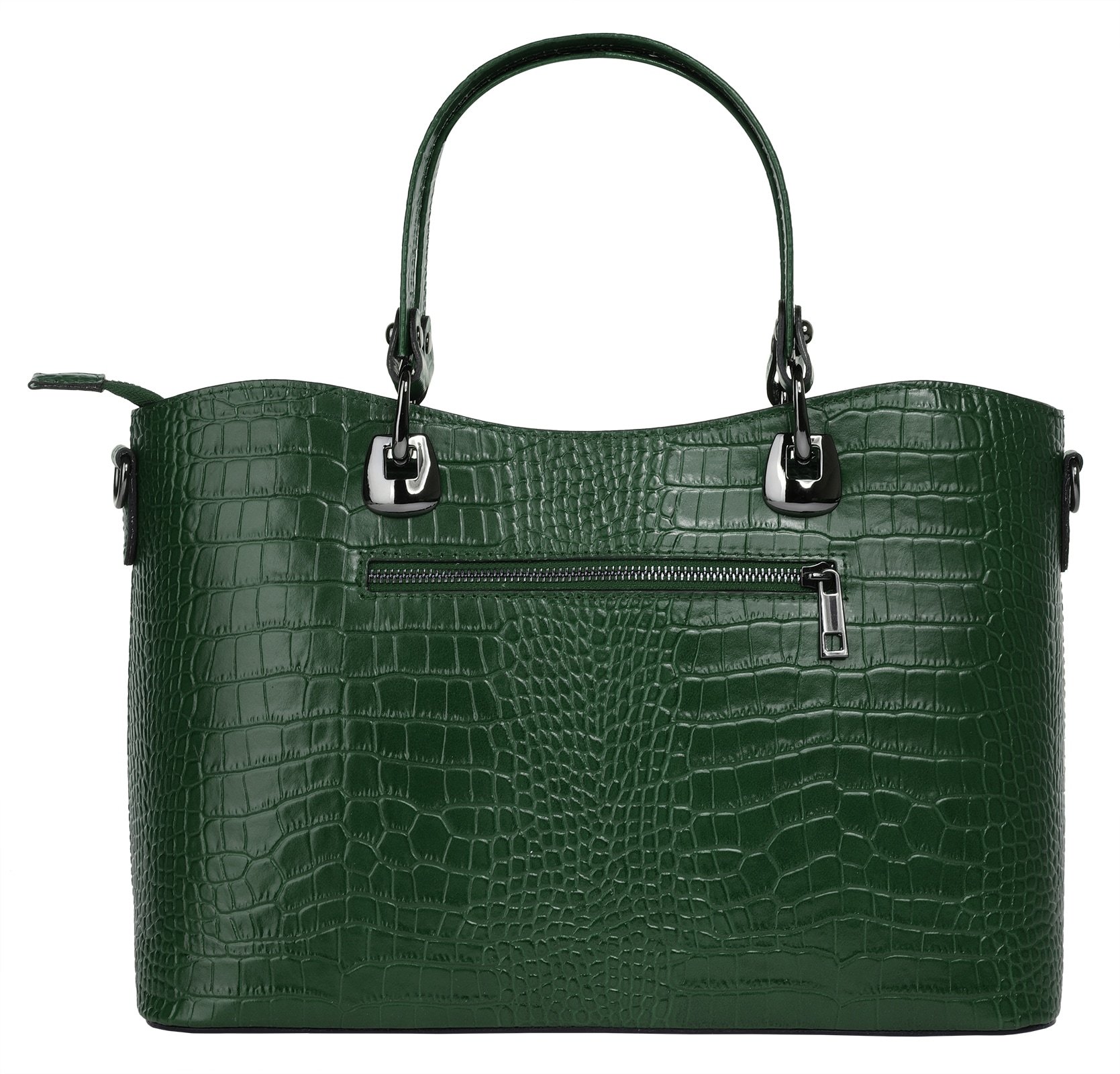 Cluty Henkeltasche, echt Leder, Made in Italy