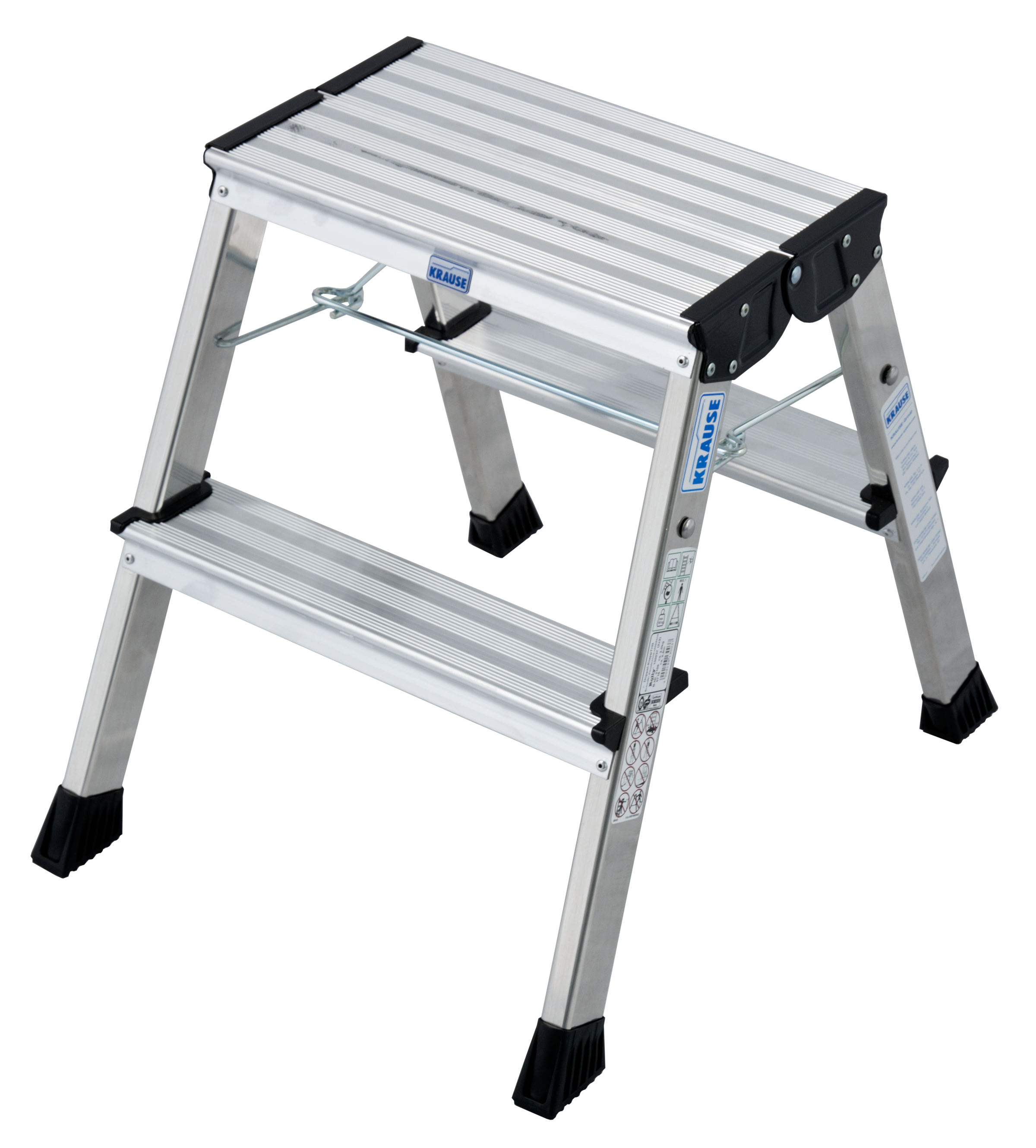 KRAUSE Klapptritt "Rolly" 2 x 2 Stufen