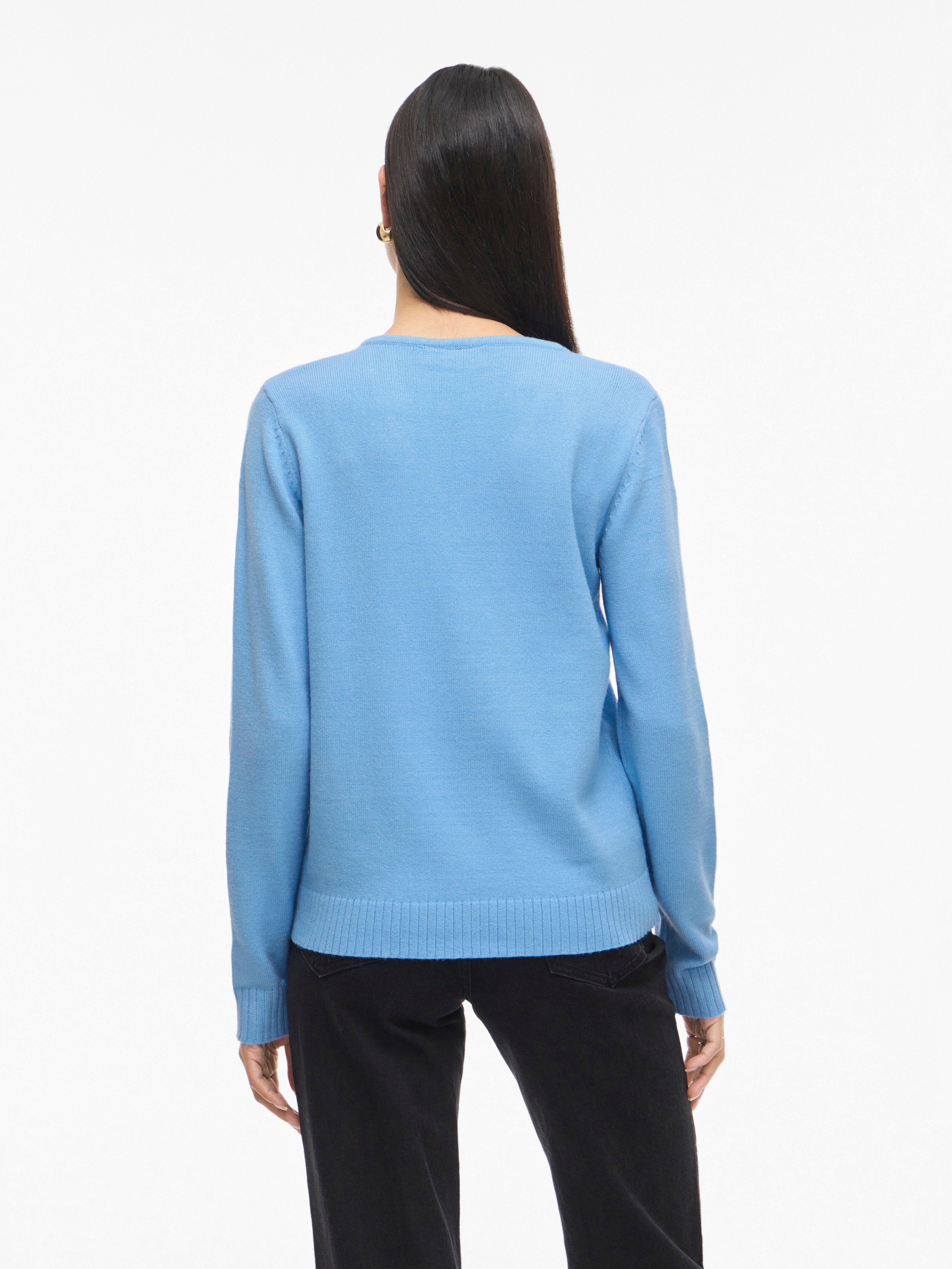 Vila V-Ausschnitt-Pullover "VIRIL V-NECK L/S KNIT TOP - NOOS" günstig online kaufen