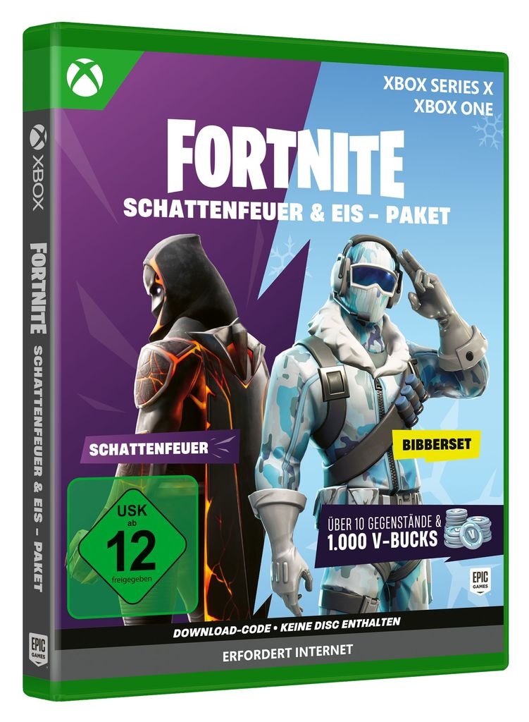Epic Games Spielesoftware »Fortnite Schattenfeuer & Eis Paket (Code in Box)« Xbox Series X