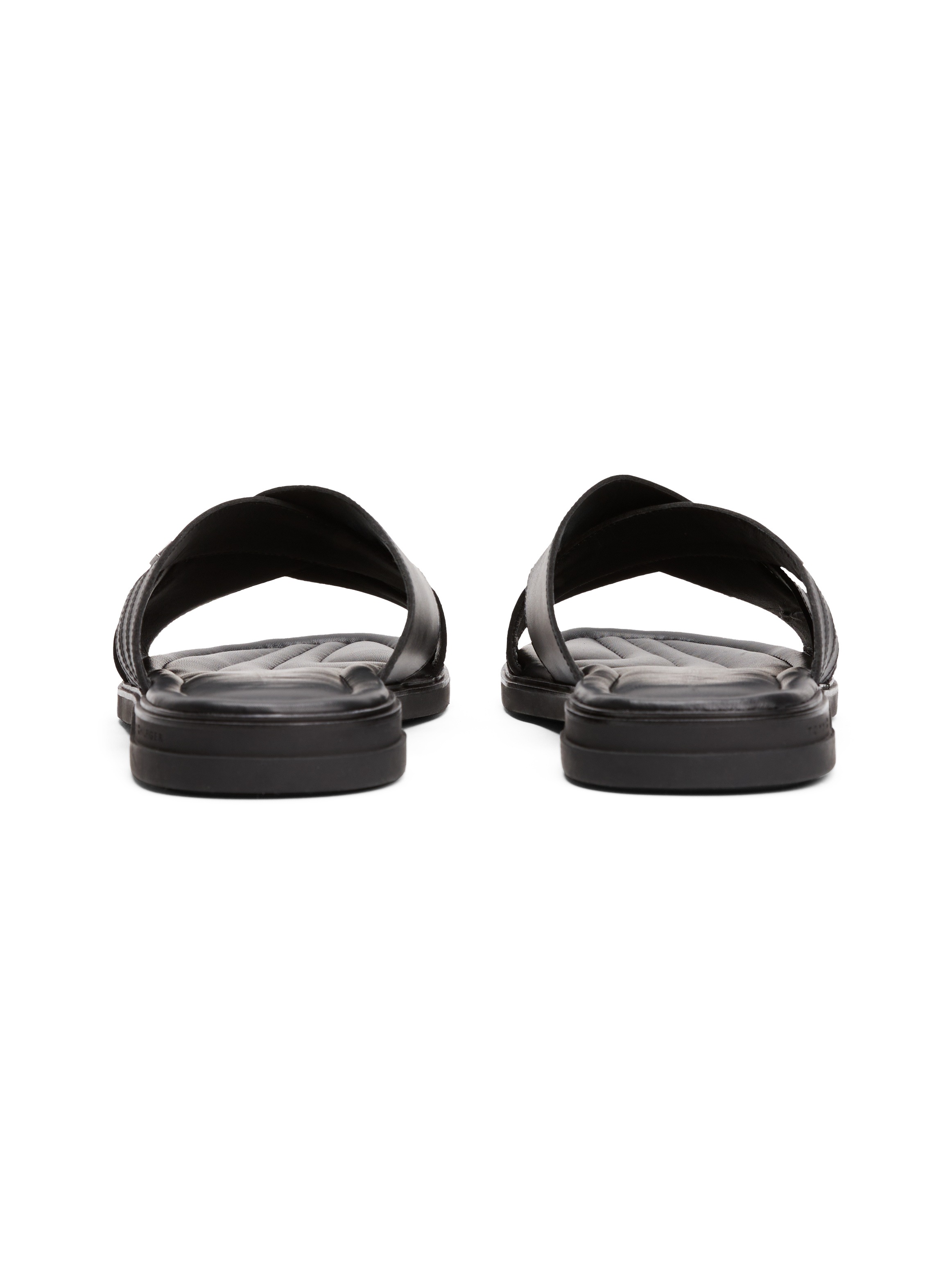 Tommy Hilfiger Pantolette "PREMIUM HILFIGER CC LTH SANDAL", Blockabsatz, So günstig online kaufen