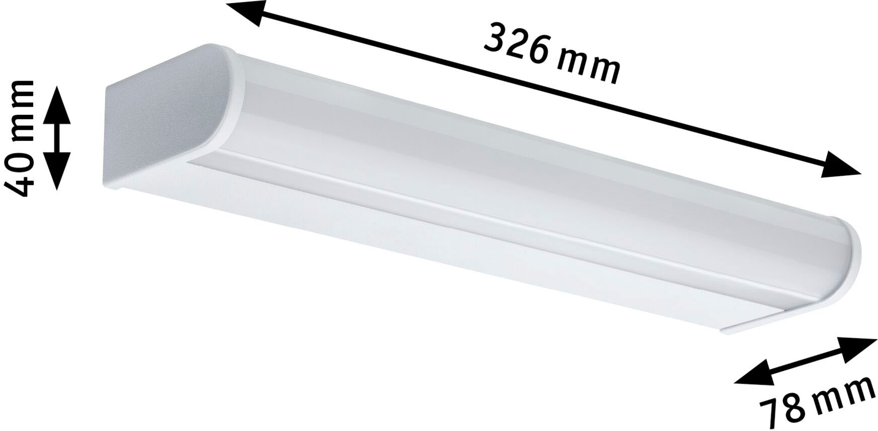 Paulmann LED Wandleuchte »Arneb IP44 9W Weiß«, 1 flammig-flammig, Arneb  IP44 9W Weiß bestellen | BAUR
