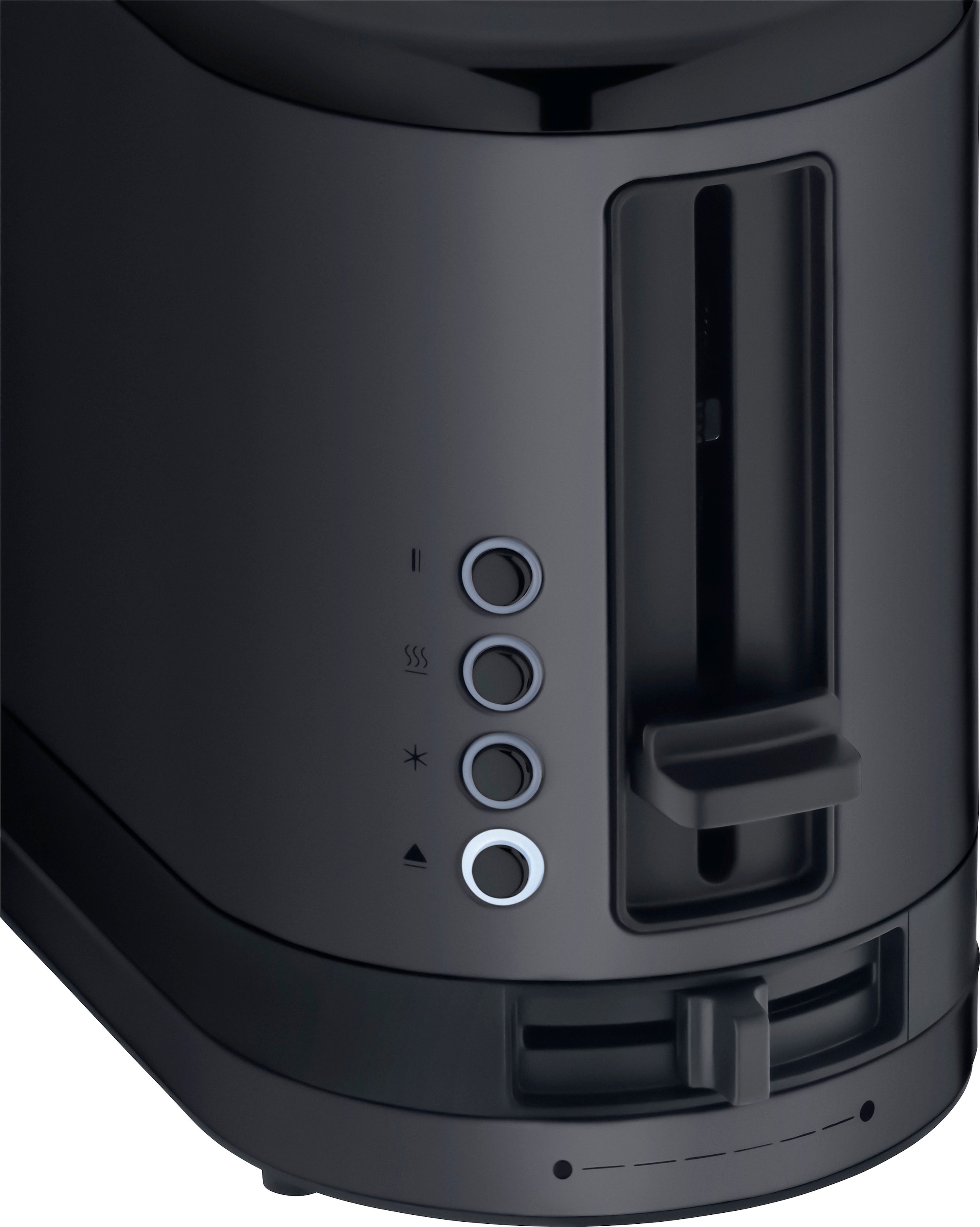 WMF Toaster »KÜCHENminis Deep Black«, 1 langer Schlitz, 980 W