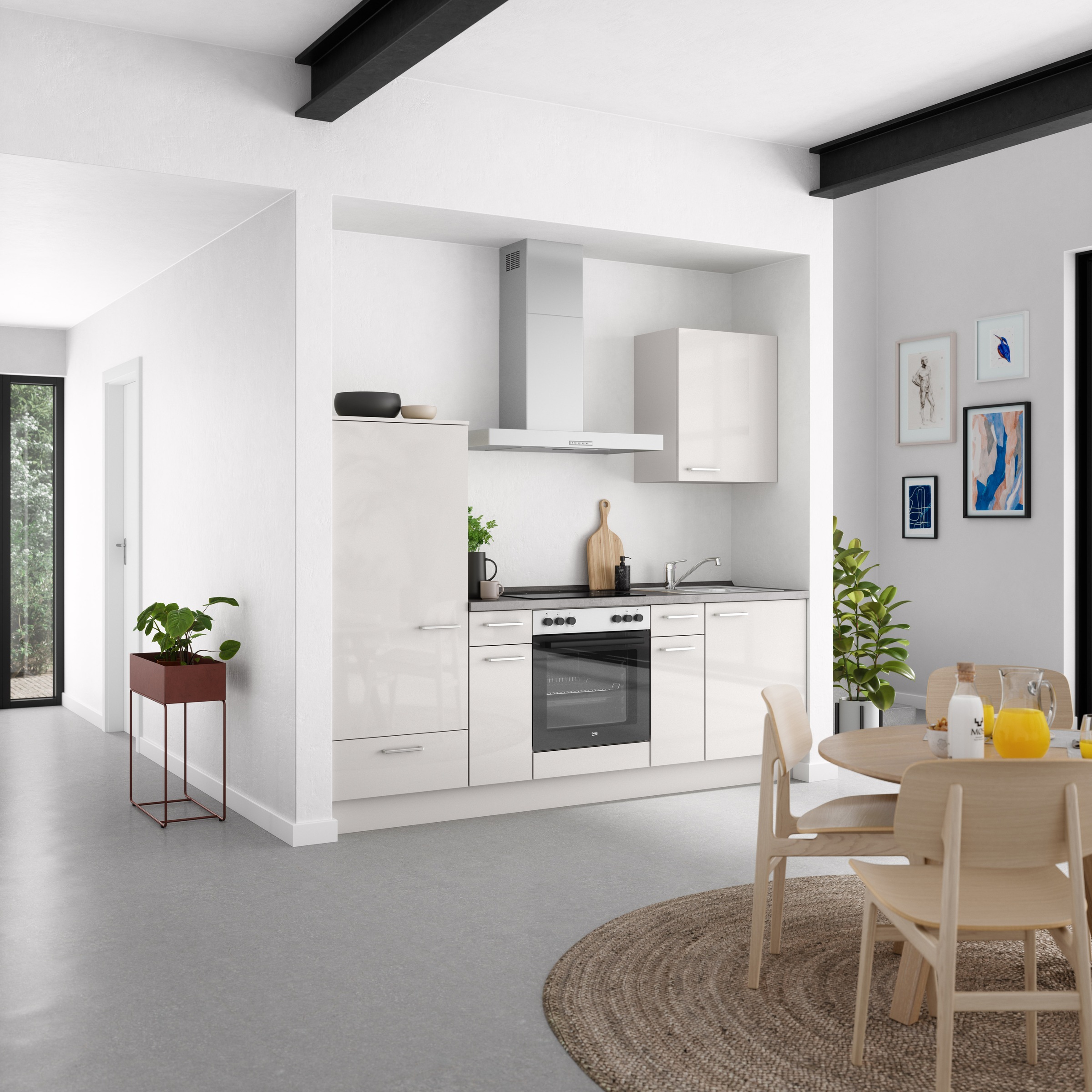 nobilia Küchenzeile ""Flash I"" vormontiert, Ausrichtung wählbar, Breite 24 günstig online kaufen