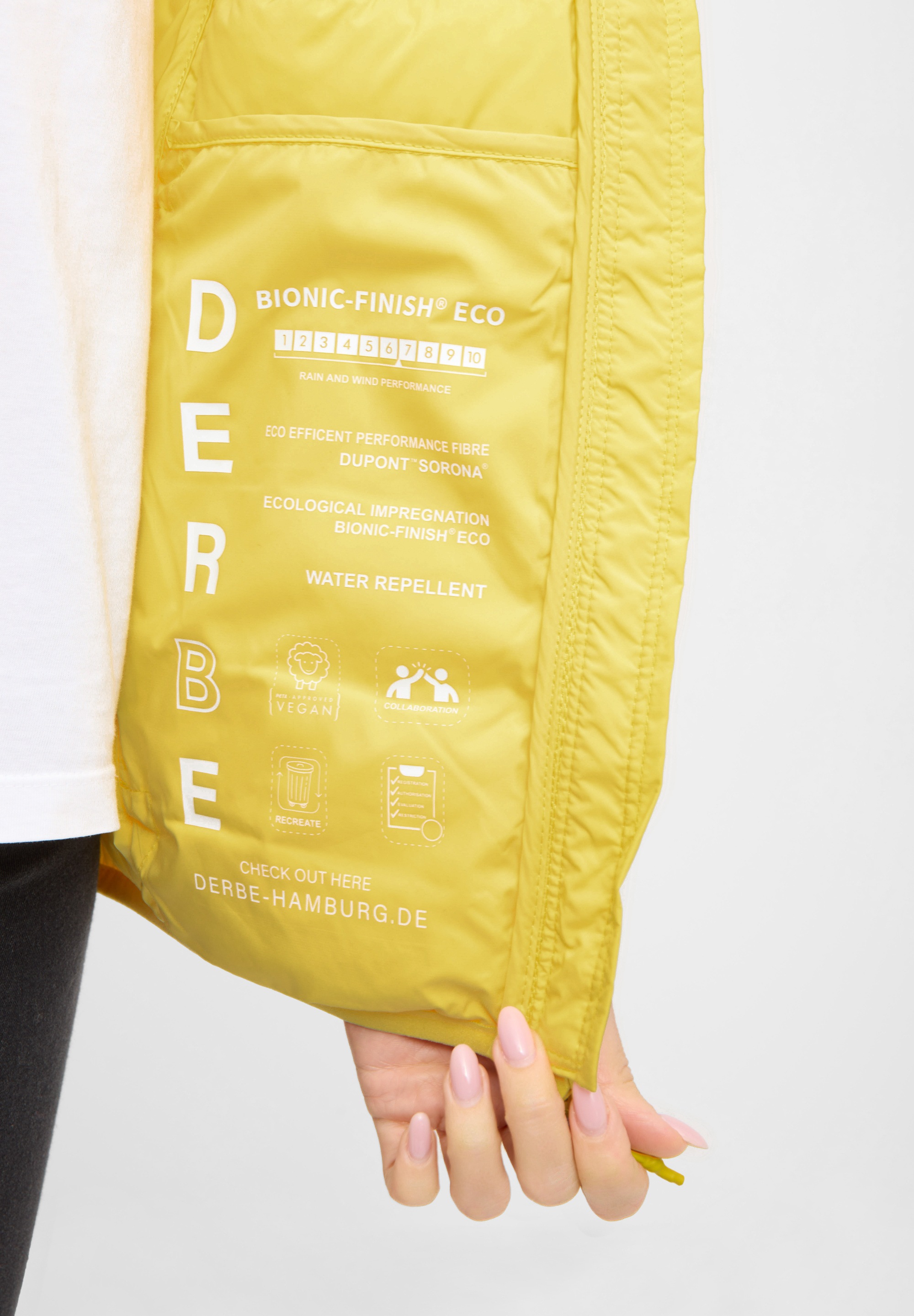 Derbe Anorak »Lightby« ohne Kapuze Steppjacke, leicht, mit Kapuze, warm