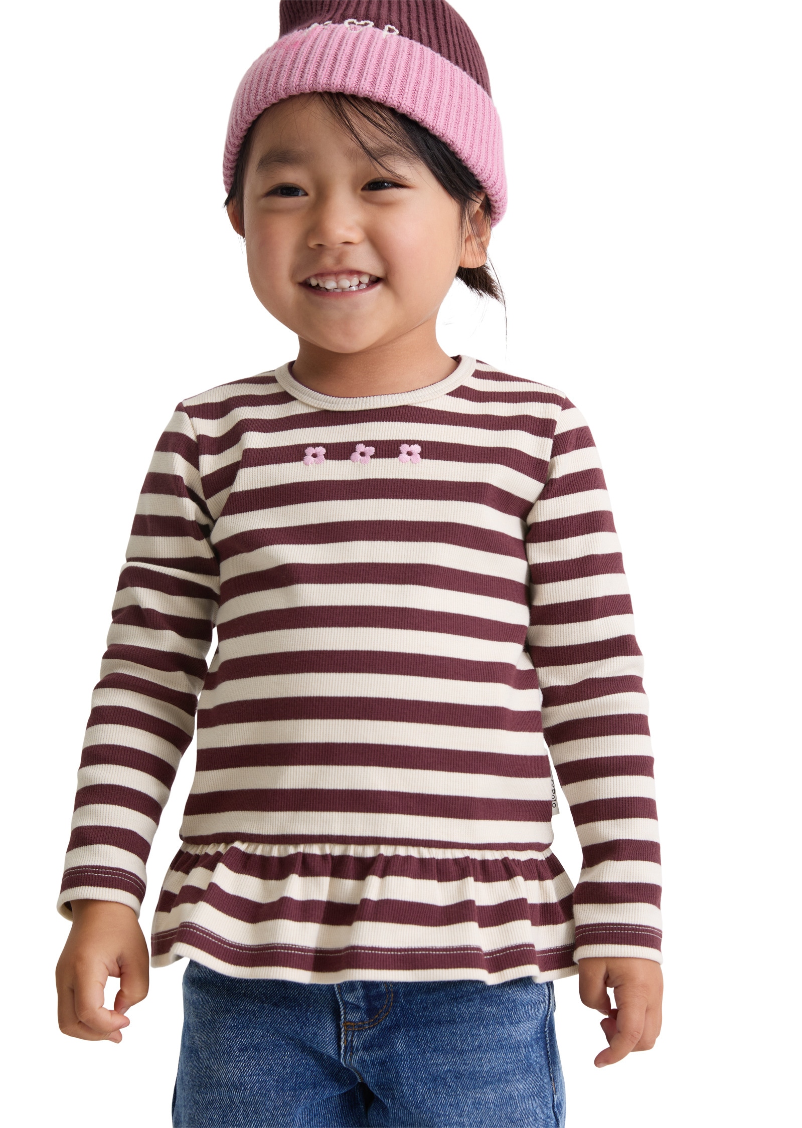 Marc O'Polo Langarmshirt »mit gerafftem Volant«