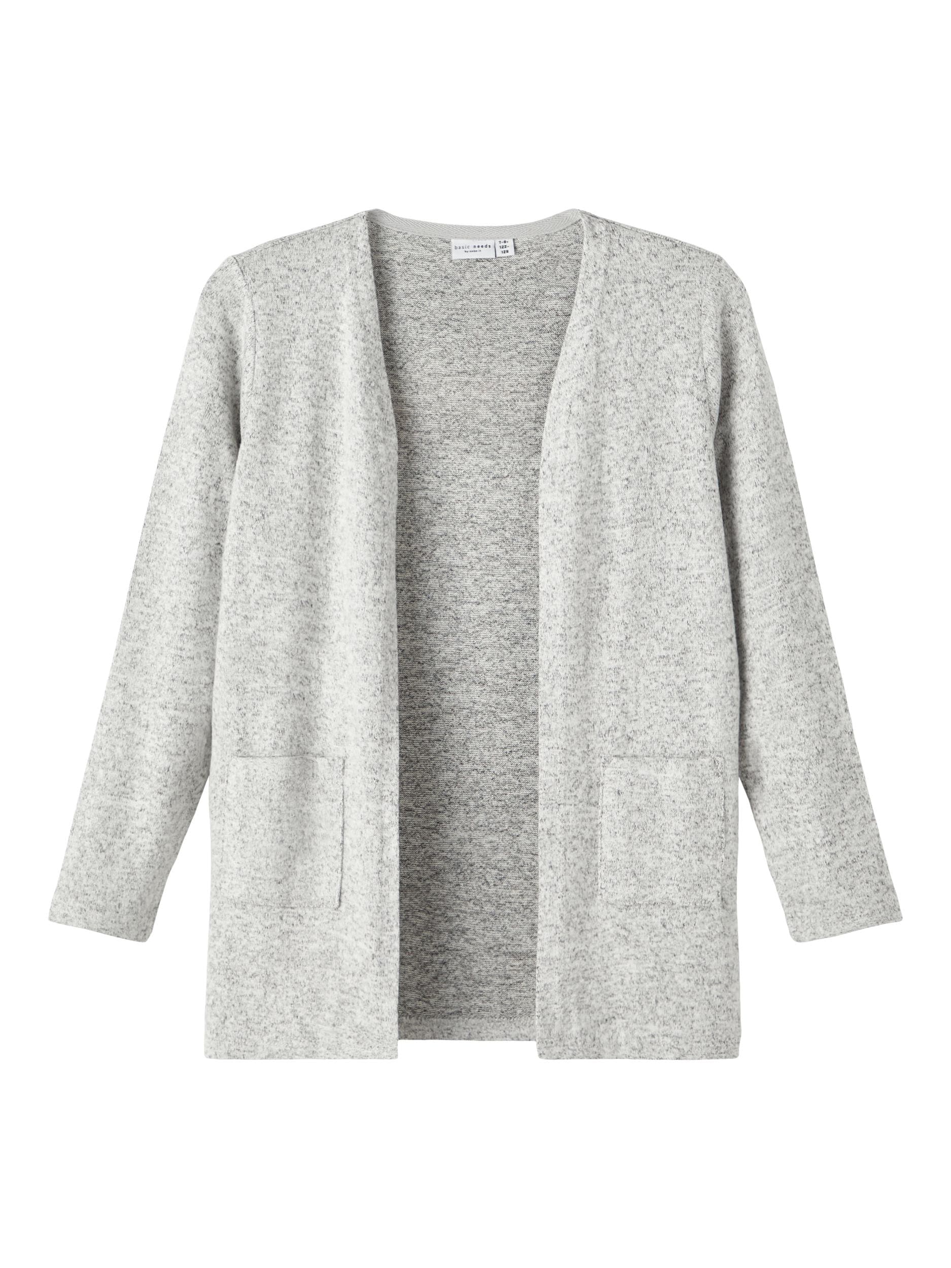 Name It Strickjacke »NKFVICTI LS KNIT CARD L NOOS«, ohne Verschluss, mit aufgesetzten Taschen