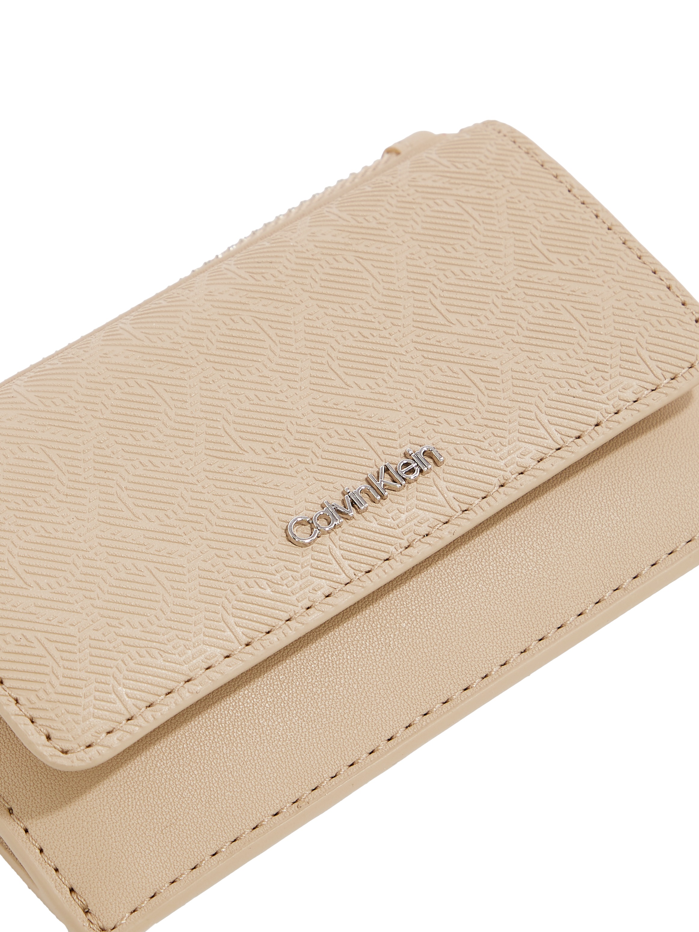 Calvin Klein Geldbörse »CK MUST ZIP FLAP CARDHOLDER_MONO«, Geldbeutel, Damen-Portemonnaie