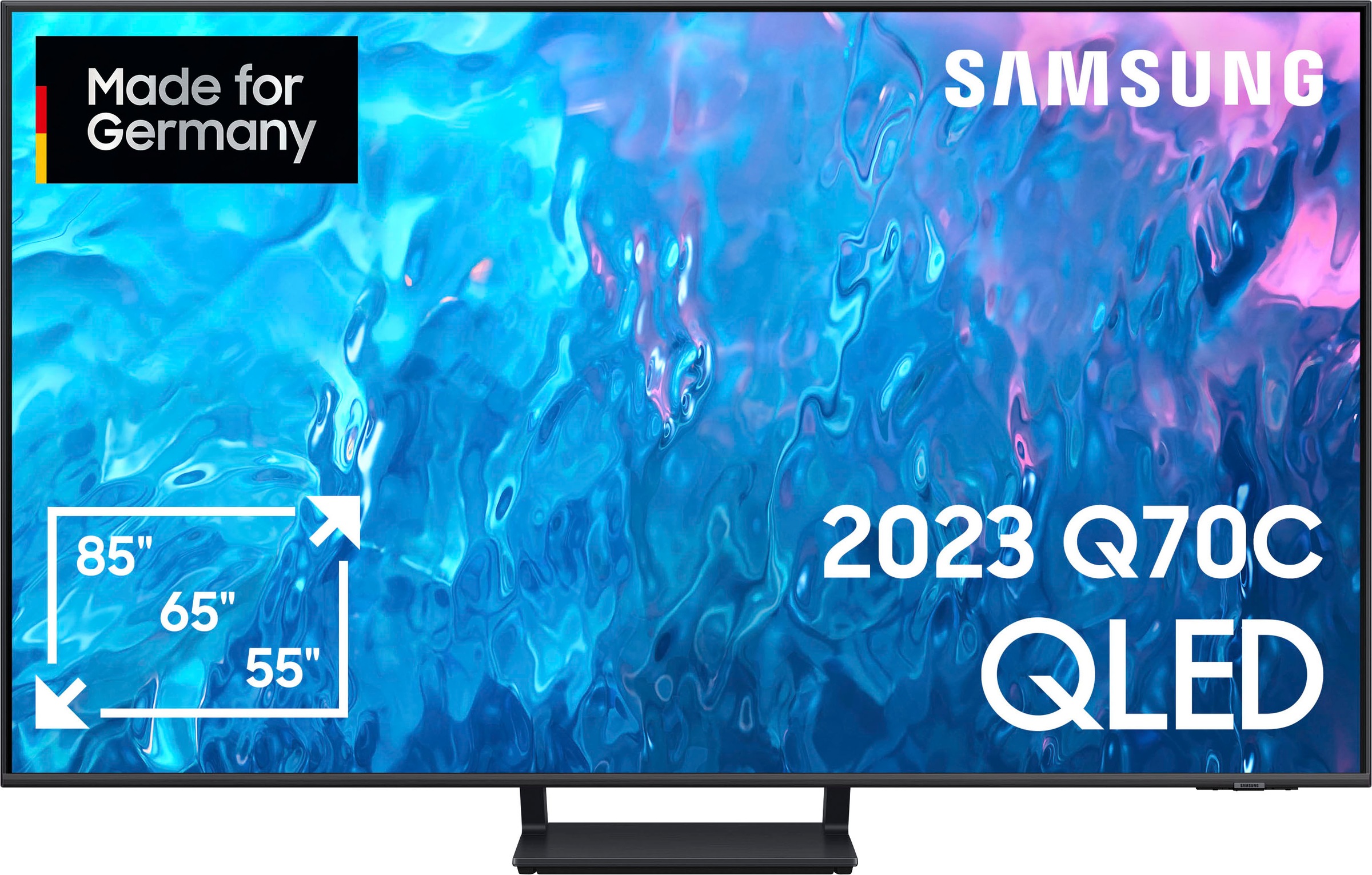 Samsung LED-Fernseher, 4K,Quantum Quantum cm/55 Zoll, BAUR Prozessor HDR,Gaming 138 Hub Smart-TV, 