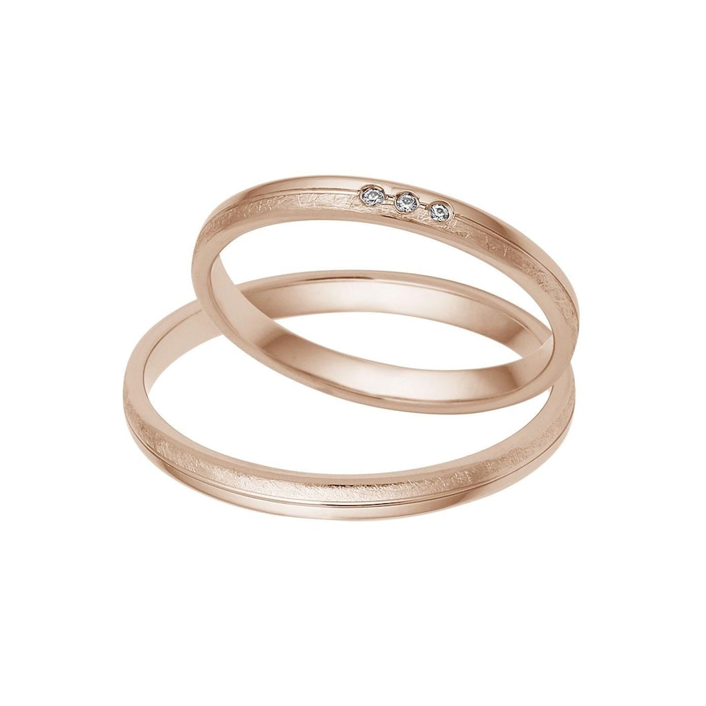 Firetti Trauring »Schmuck Geschenk Gold 375 Hochzeit Ehering "LIEBE"«