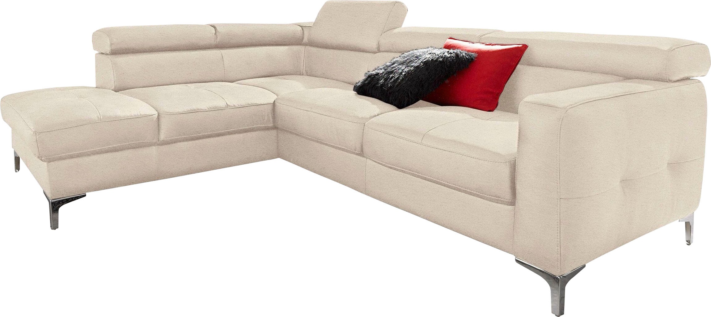 COTTA Polstergarnitur "Sammy L-Form", (Set), Set bestehend aus: Ecksofa mit günstig online kaufen