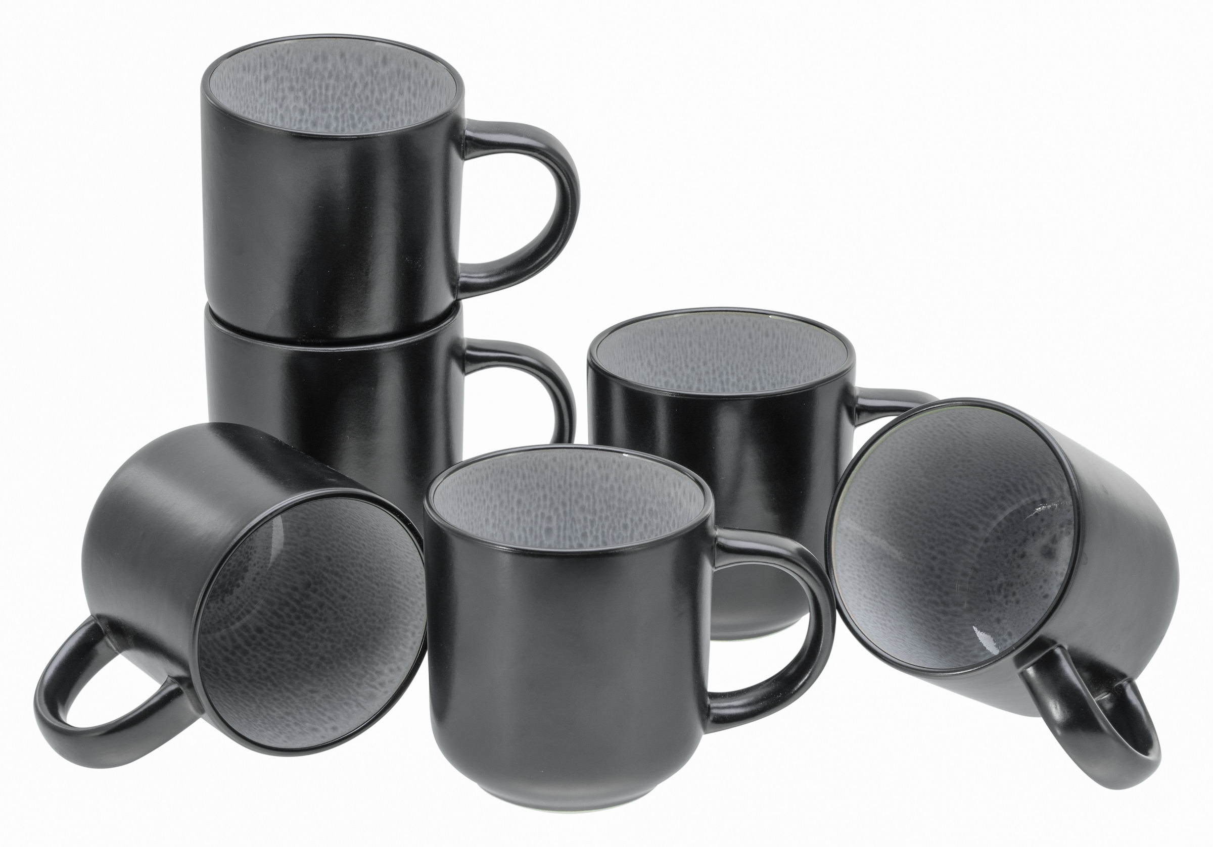 CreaTable Becher »Nordic Fjord«, (Set, 6 tlg.), Kaffeebecher, Tassen Set, 6-teilig, 285 ml