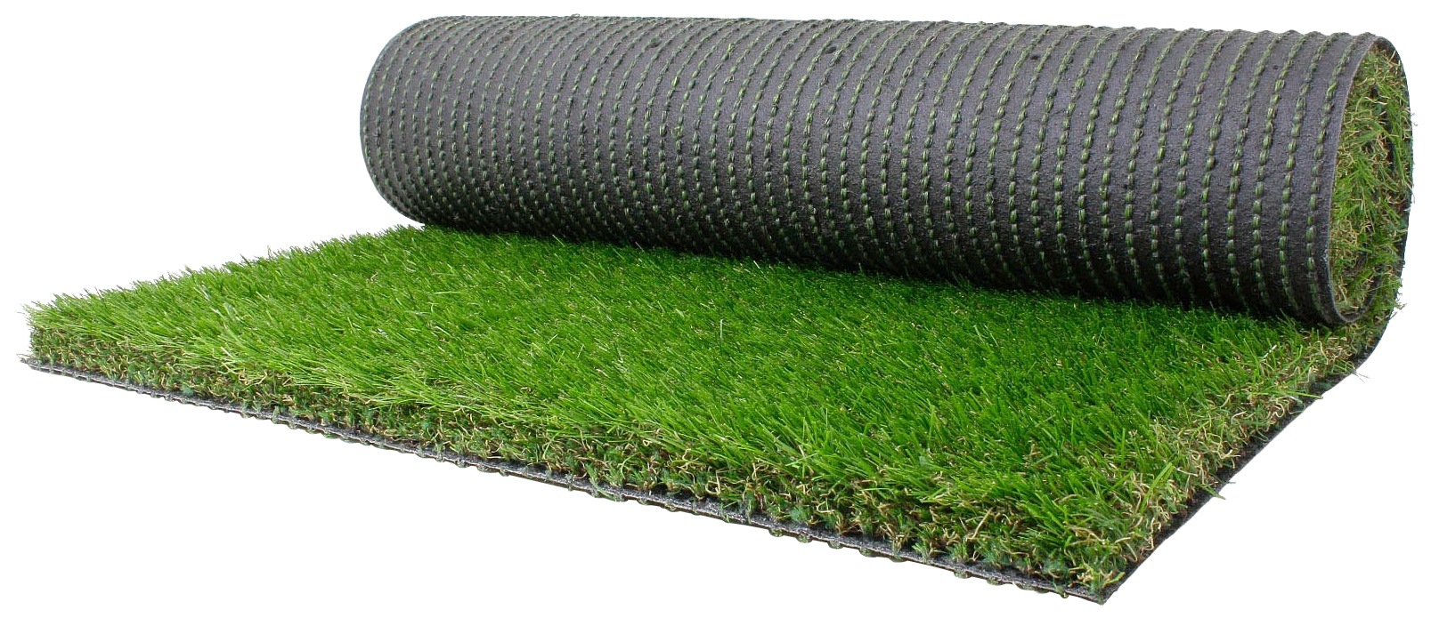 Primaflor-Ideen in Textil Kunstrasen "FORESTLAND, Gesamthöhe 37 mm, Made in Spain" rechteckig natürliche Optik, mit Drainagefunktion, ideal für Balkon & Terrasse