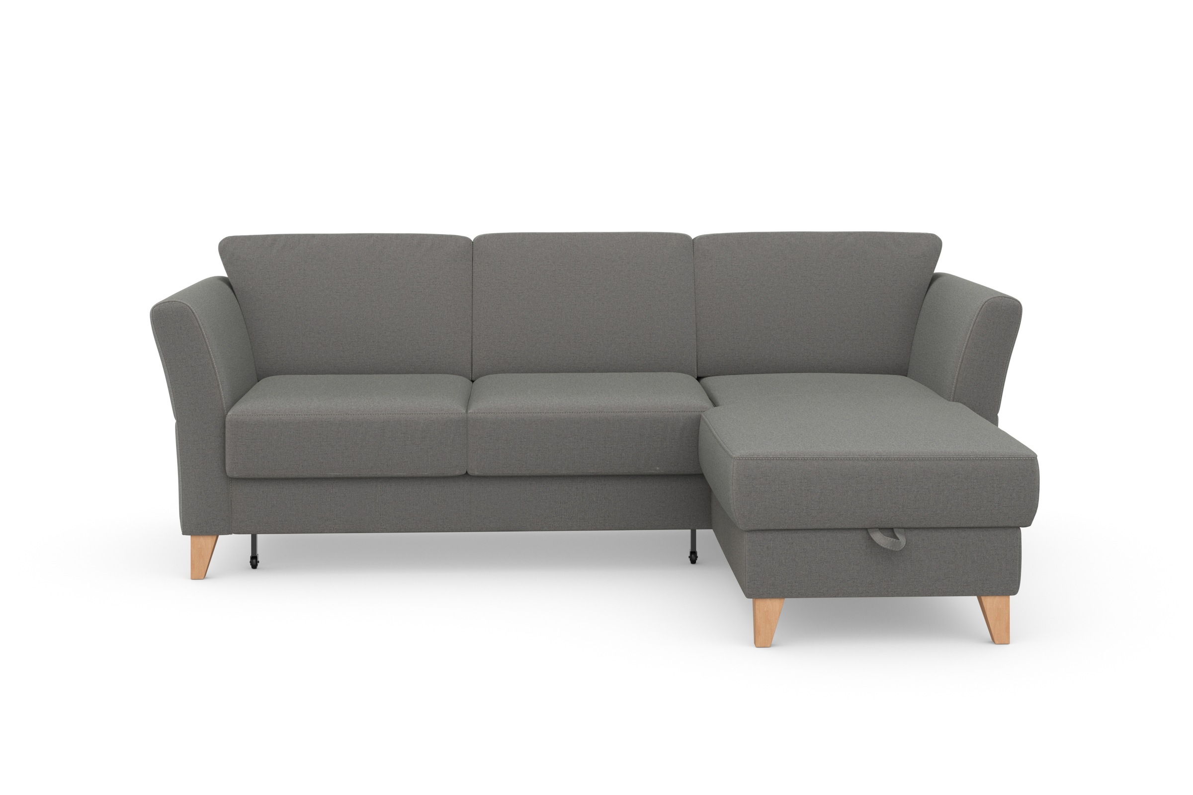 sit&more Ecksofa "Visby L-Form", Wahlweise mit Bettfunktion und Bettkasten, günstig online kaufen