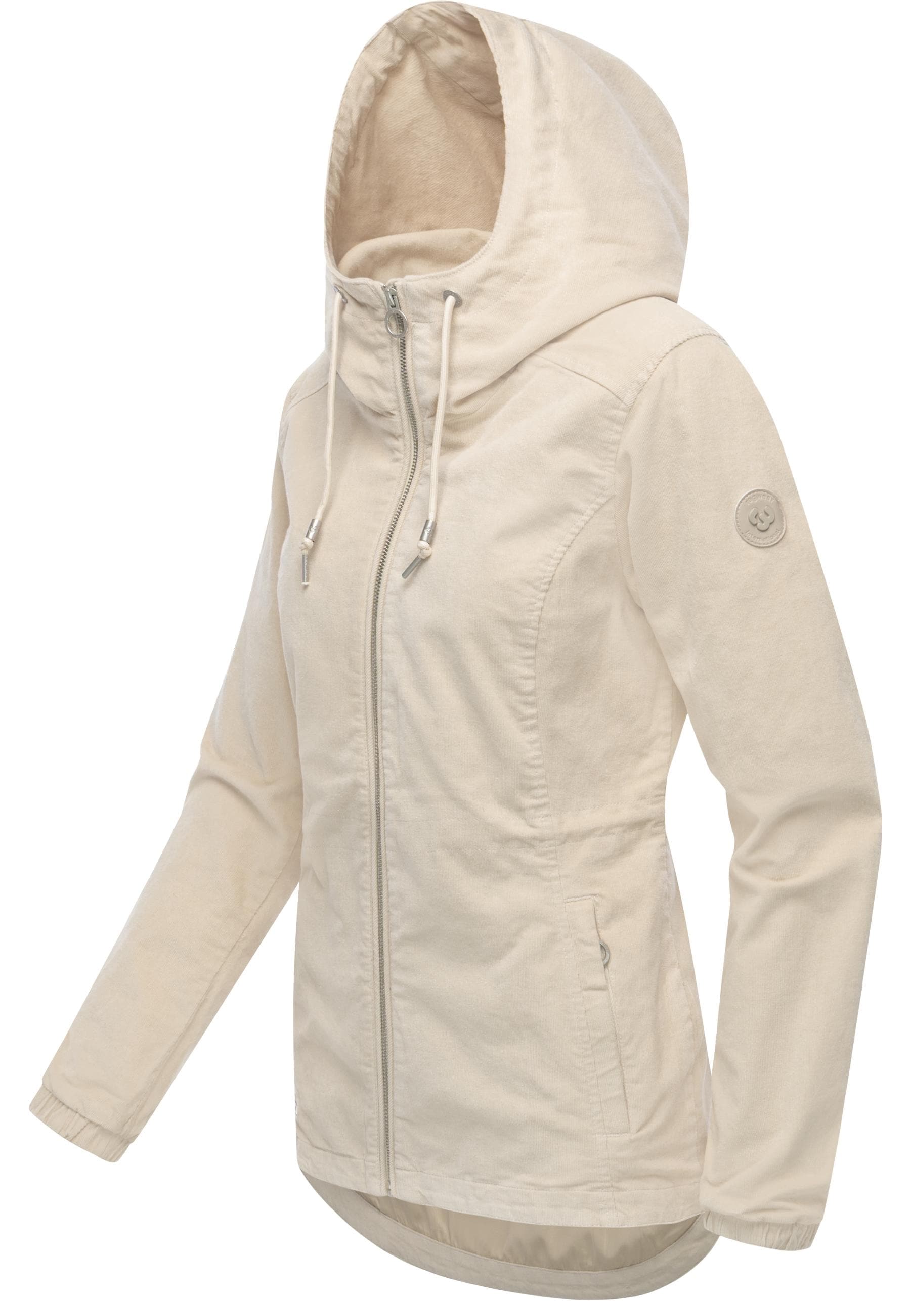 Ragwear Cordjacke »Dankka Cordy YOUMODO« mit Kapuze Stylische Damen Übergangsjacke in Feincord-Optik