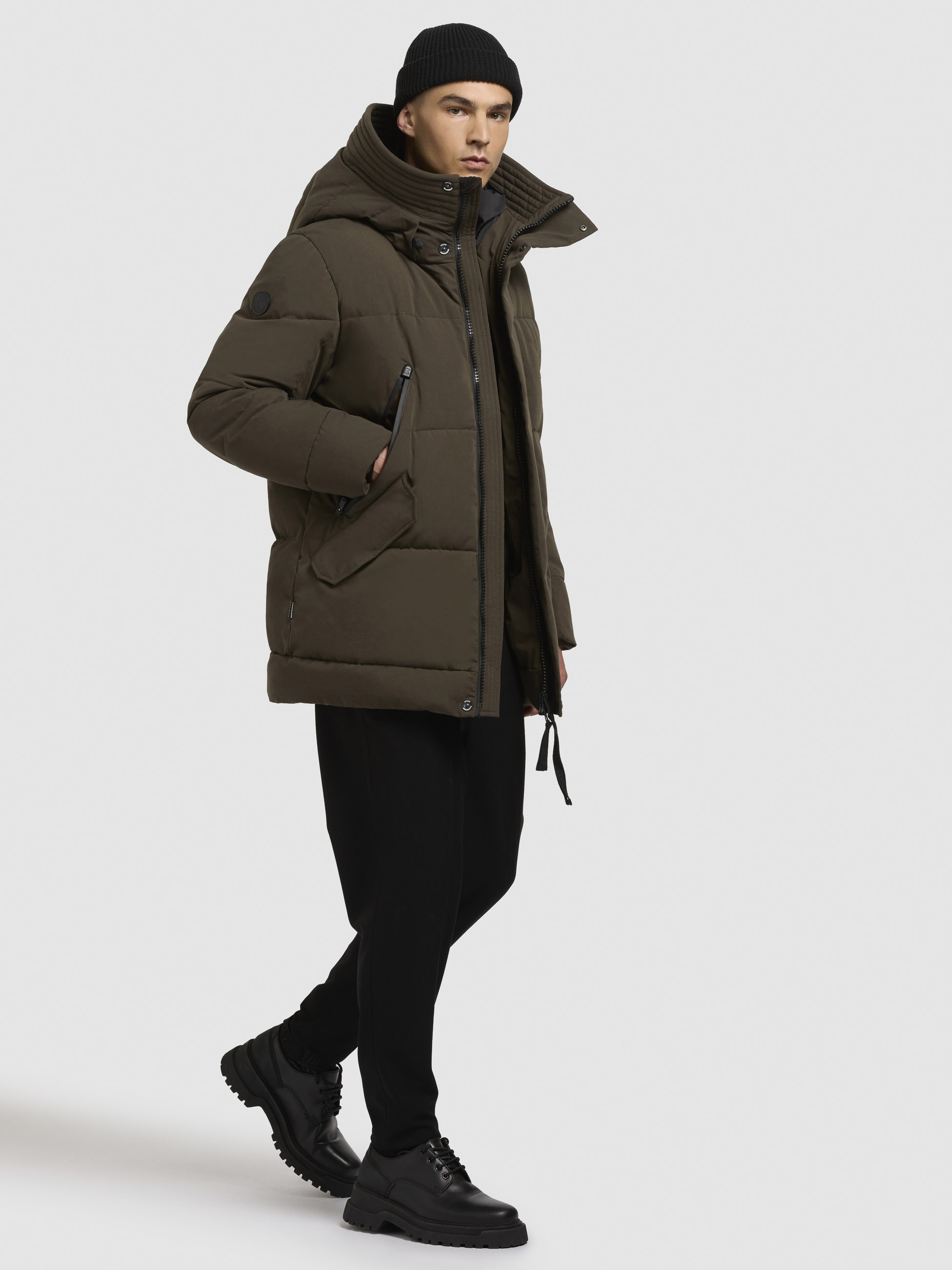 khujo Steppjacke »KANF«, mit Kapuze