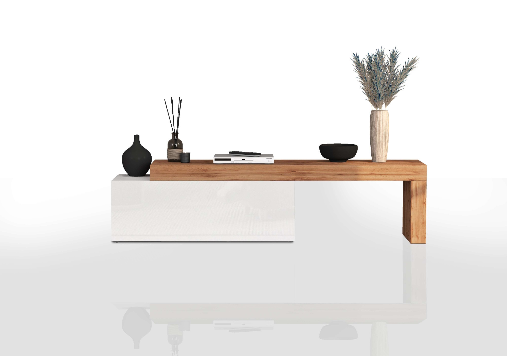 INOSIGN TV-Board "Chronos TV-Board, Lowboard", (1 St., Breite verstellbar v günstig online kaufen