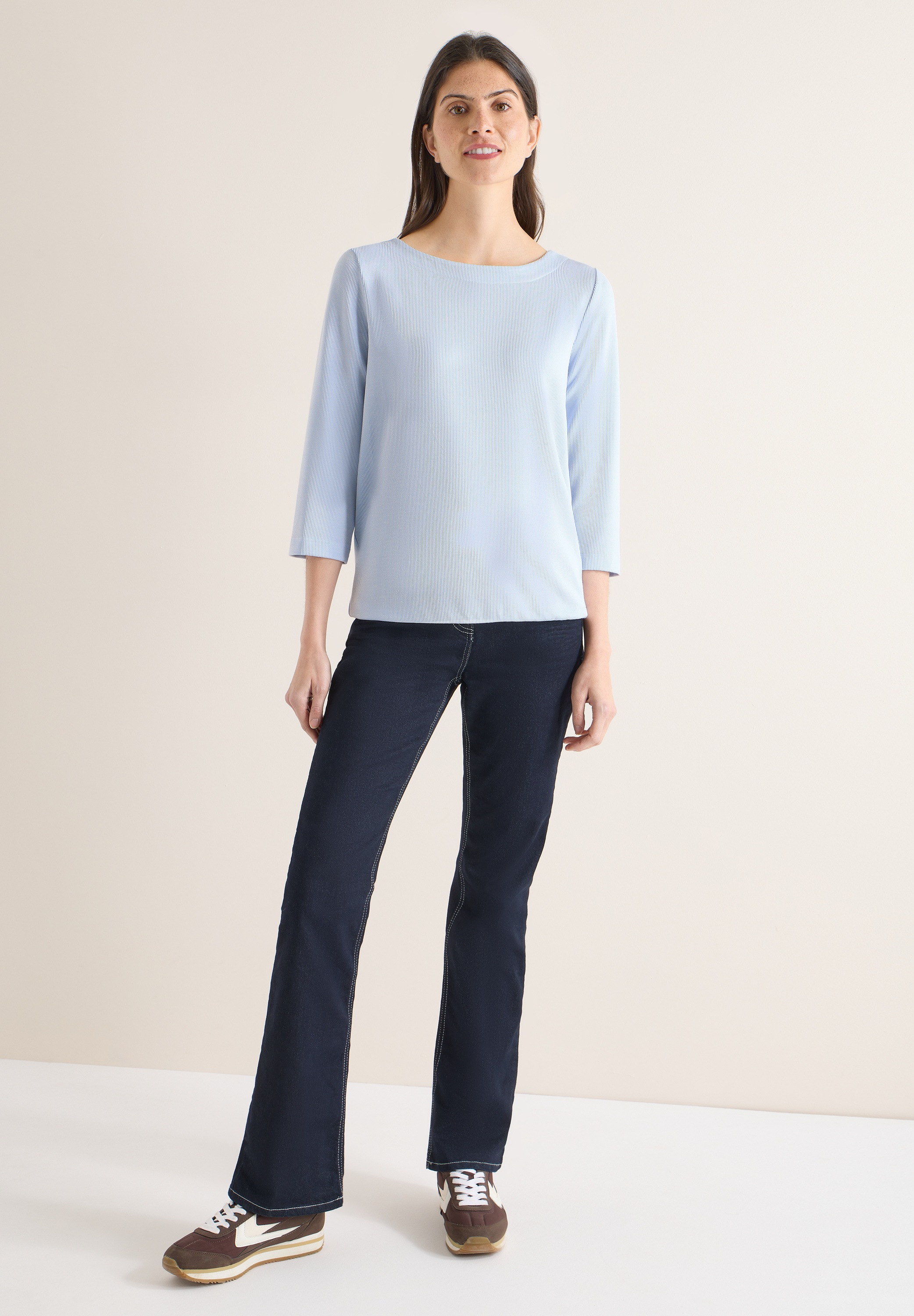 Thumbnail - Cecil 3/4-Arm-Shirt mit U-Boot-Ausschnitt