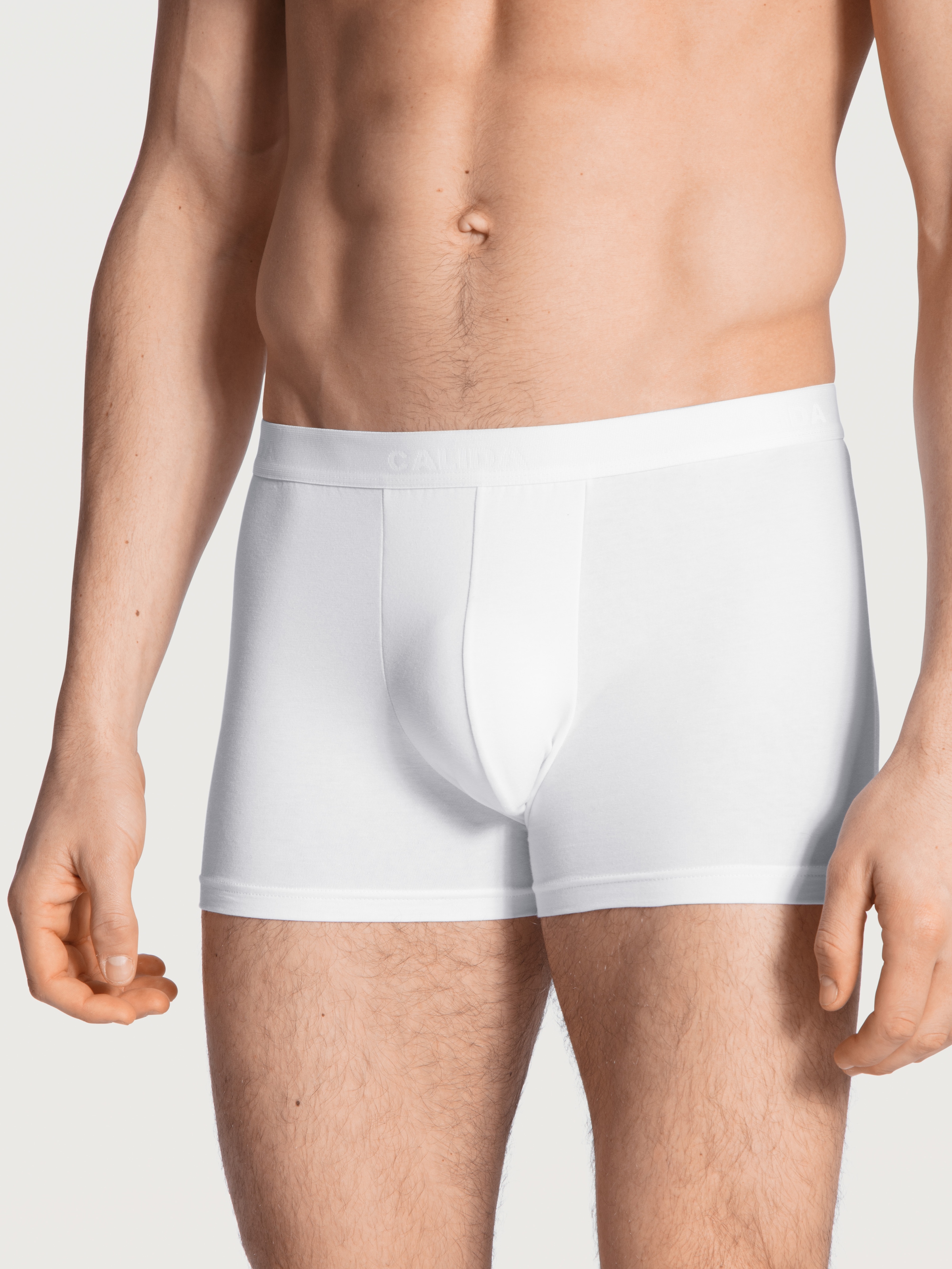 CALIDA Boxershorts »Natural Benefit«, (3er Pack), mit formstabiler Single Jersey-Qualität