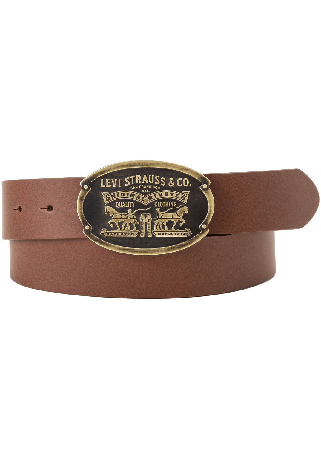 Levi's® Ledergürtel »Billy Plaque Belt« mit markanter Koppelschließe