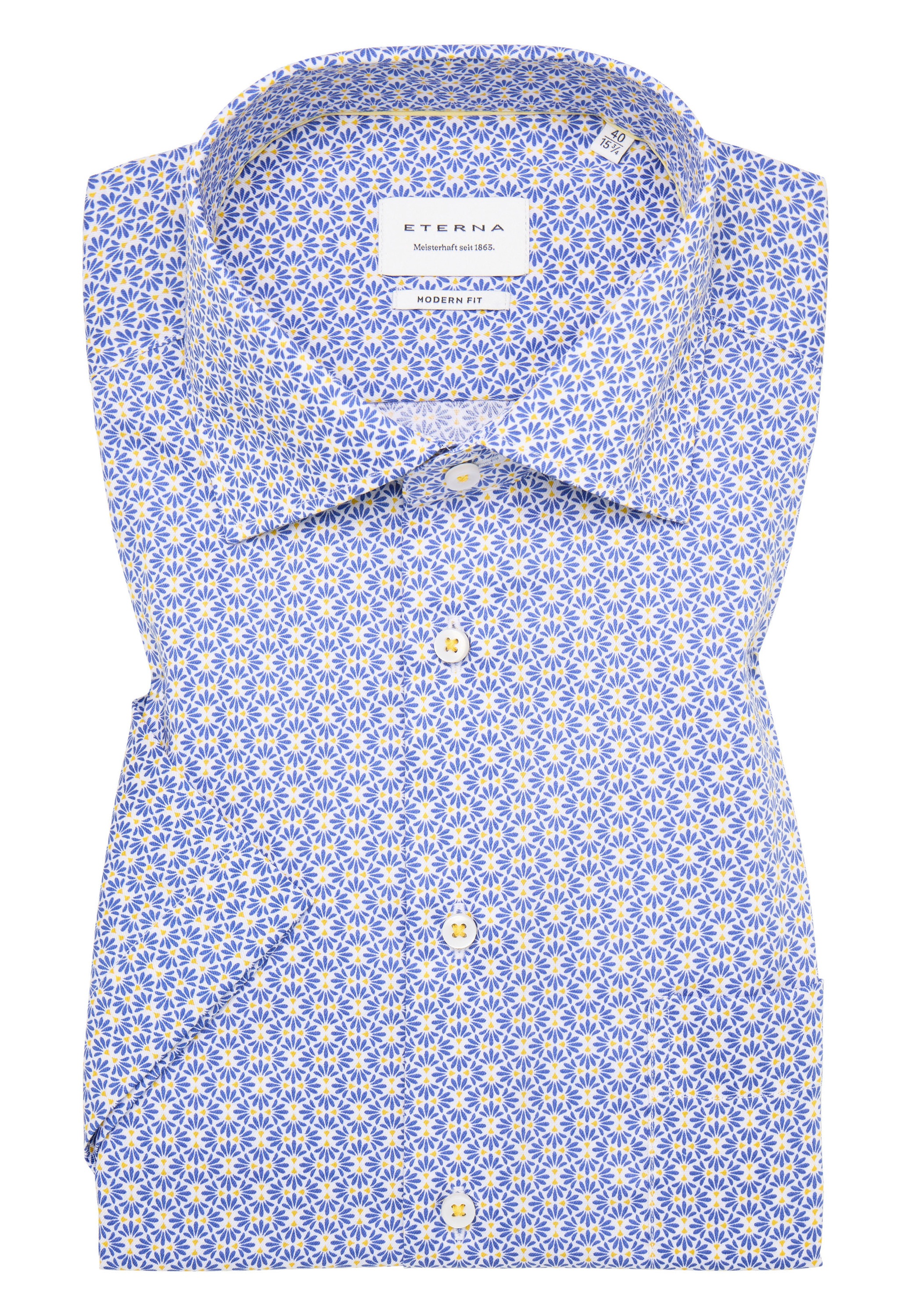 Eterna Kurzarmhemd »MODERN FIT«, NON IRON (bügelfrei)