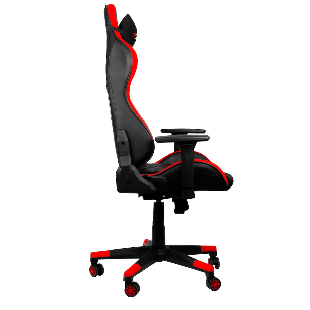 Hyrican Gaming-Stuhl »"Striker Code Red XL" ergonomischer Gamingstuhl,Schreibtischstuhl«, Kunstleder-Stoff