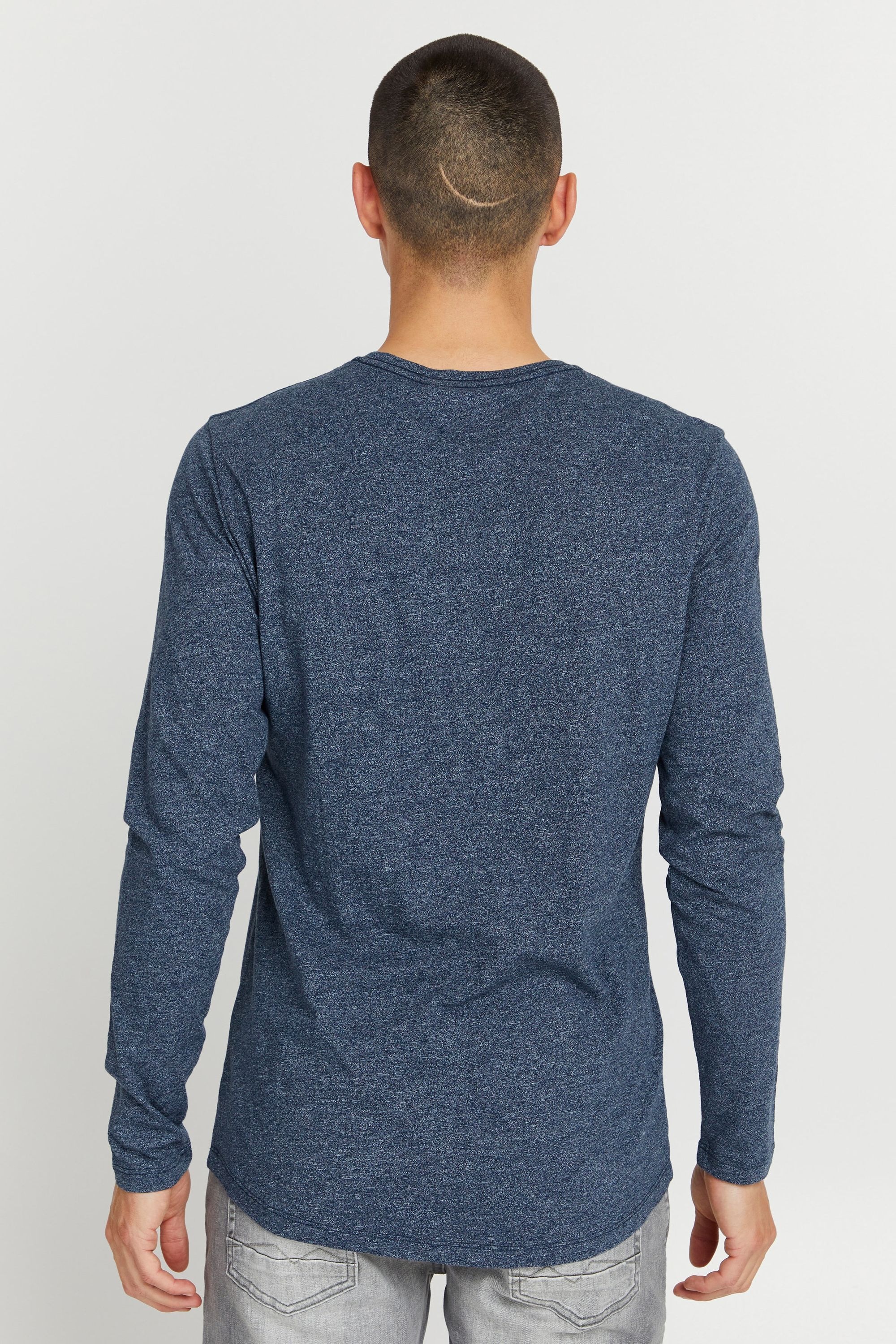 T-Shirt 11 PROJECT "T-Shirt PRSantosa", Herren, Gr. 3XL, blau (marineblaus), Obermaterial: 60% Baumwolle CO. 40% Polyester PES., Shirts T-Shirt 3