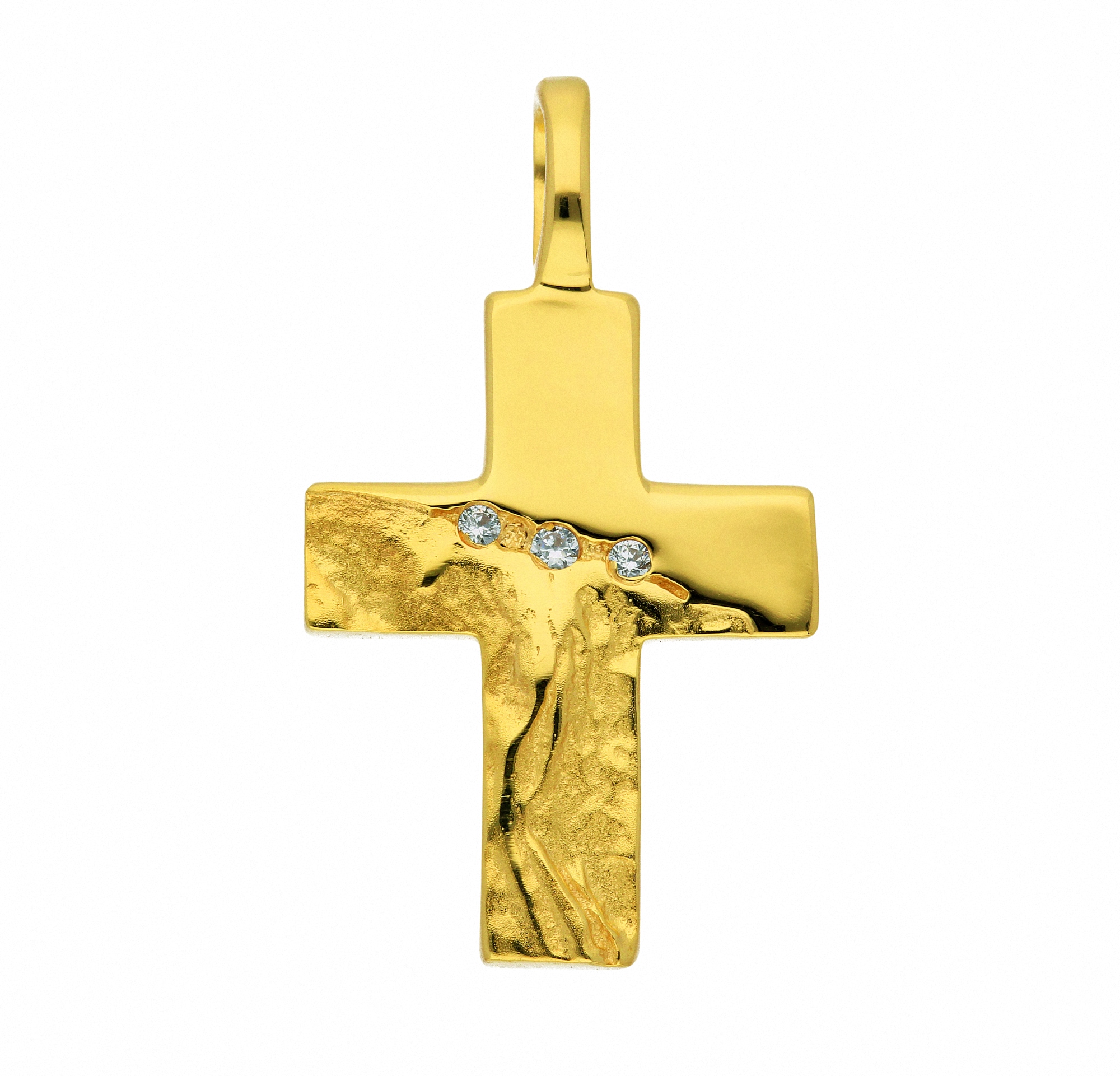 Black Friday Adelia´s Kette mit Anhänger »333 Gold Kreuz Anhänger mit  Zirkonia«, Schmuckset - Set mit Halskette | BAUR