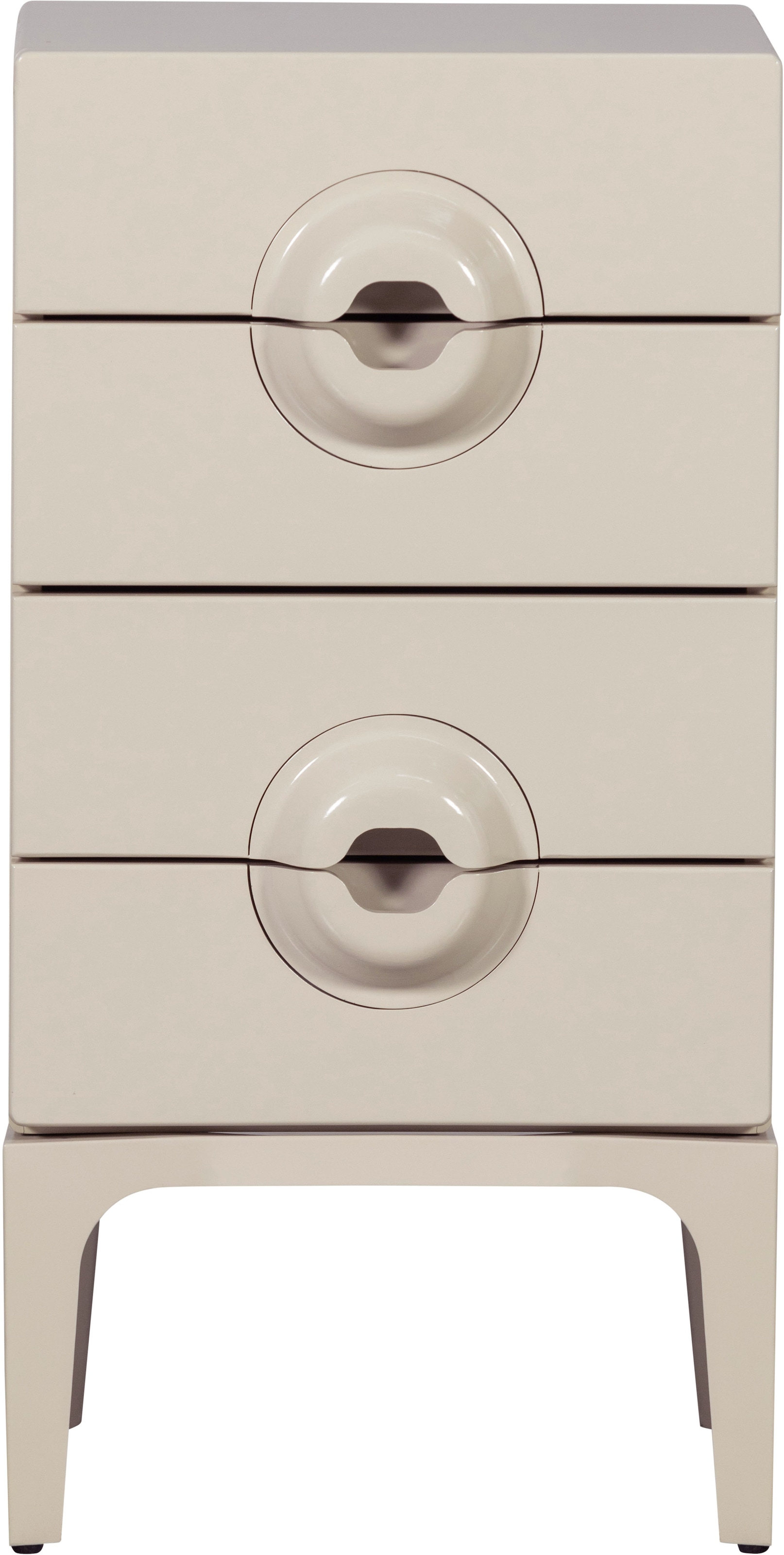 WOOOD Nachtkonsole »WOOOD Merge Kommode 4 Schubladen«