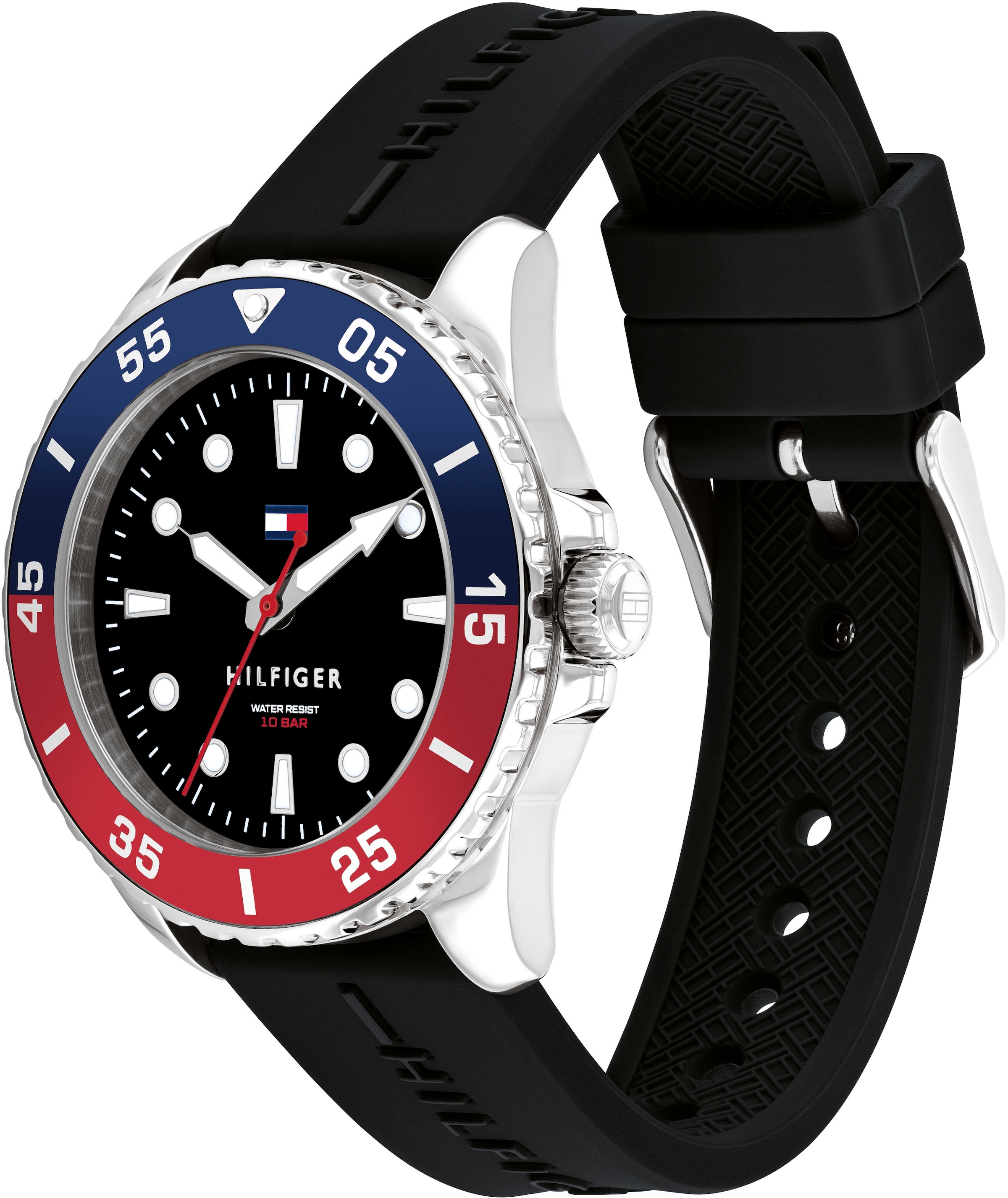 Tommy Hilfiger Quarzuhr »KIDS«, Armbanduhr, Kinderuhr, analog, Silikonarmband, Geschenkidee