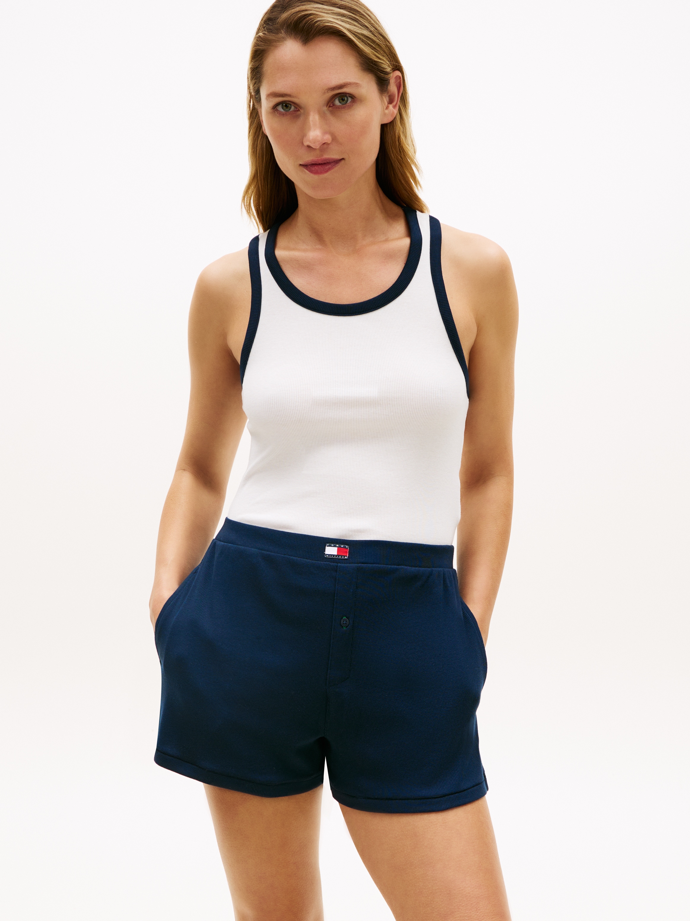 Tommy Hilfiger Underwear Tanktop Heritage geripptes Lounge-Top mit Racerbac günstig online kaufen