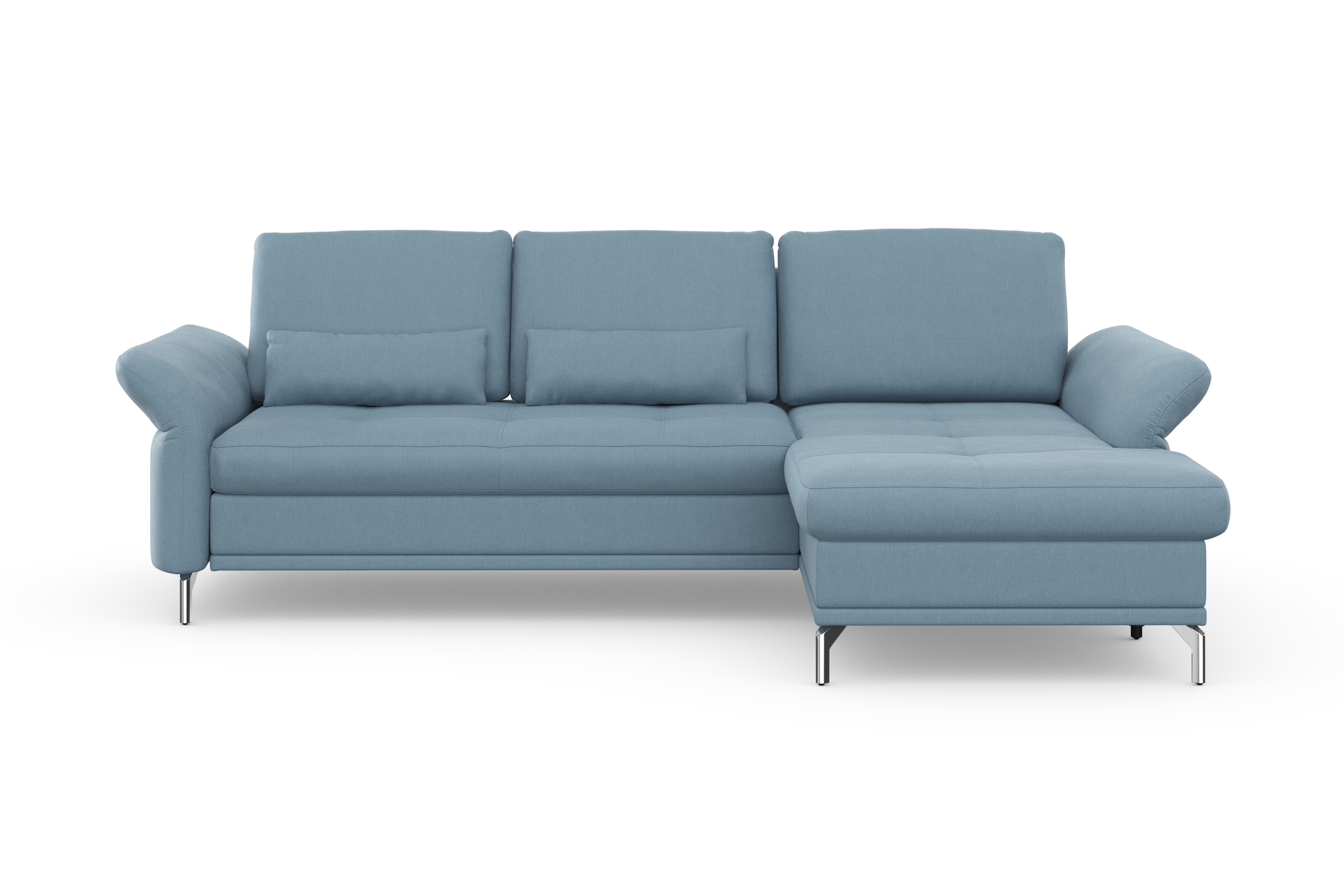 Home affaire Ecksofa "Palm Beach L-Form" Federkern, mit Sitztiefenverstellu günstig online kaufen